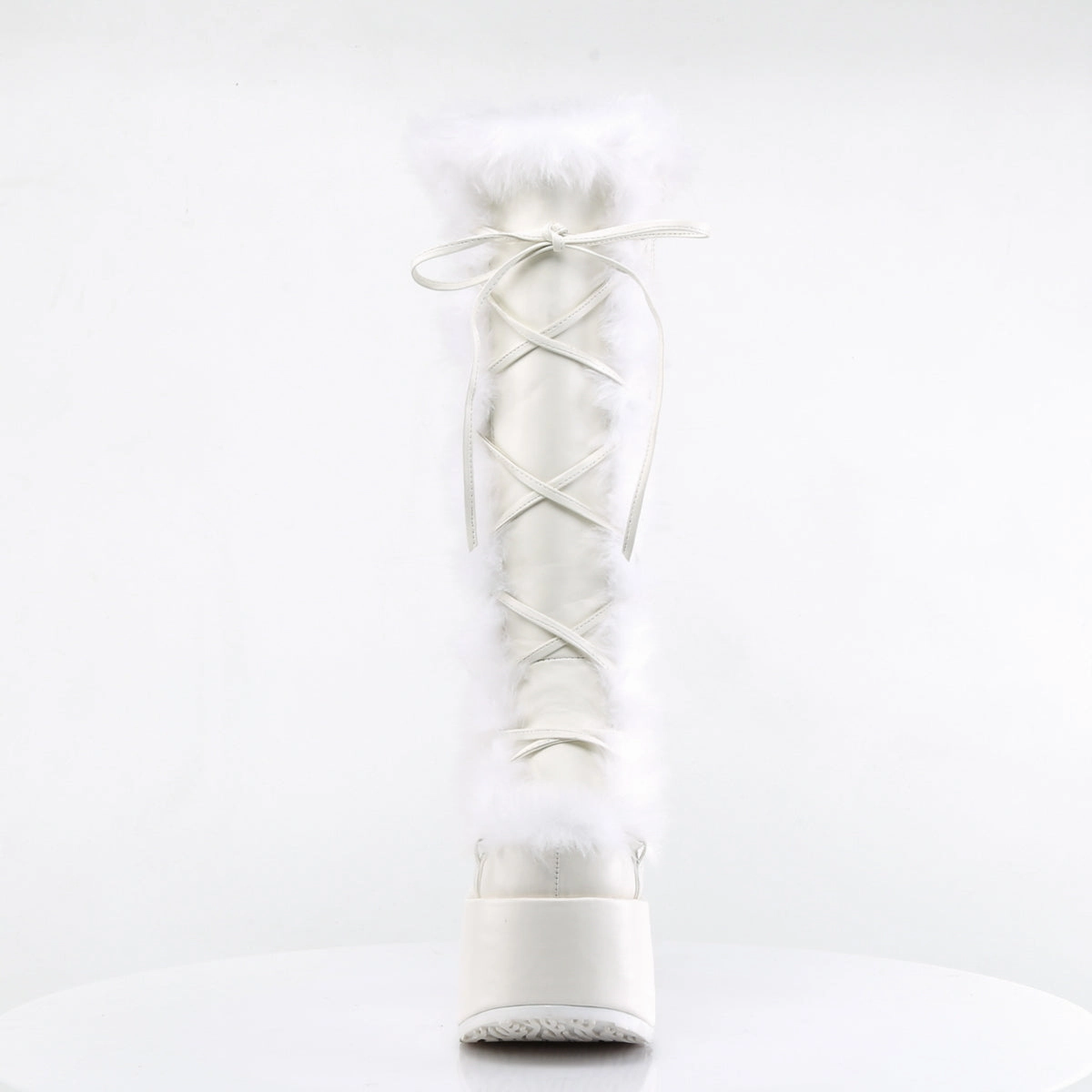 CAMEL-311  White Vegan Leather