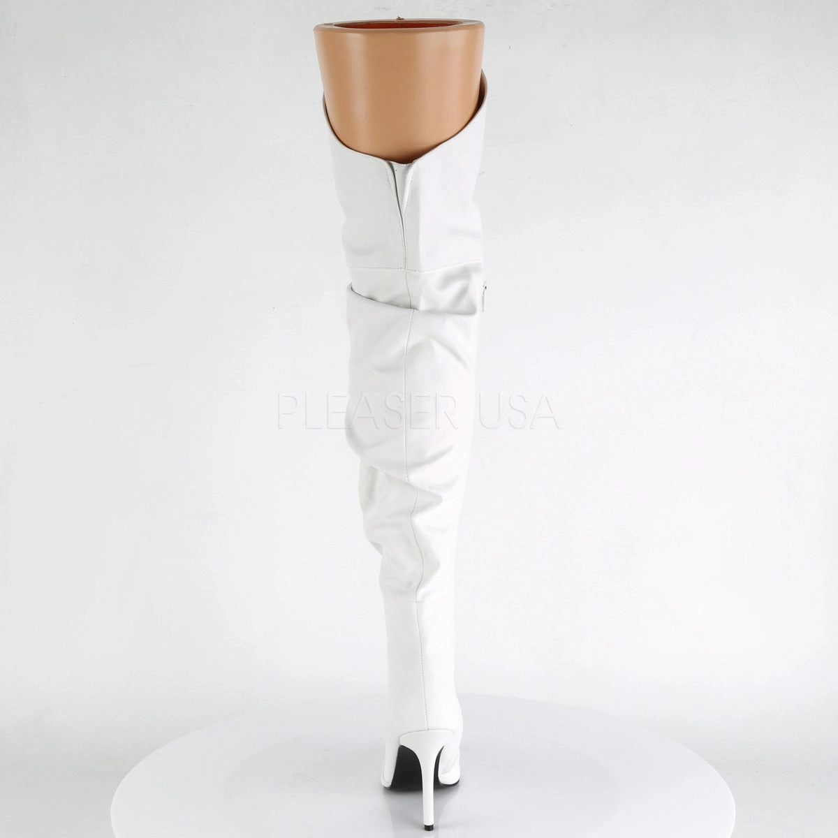 CLASSIQUE-3011  White Faux Leather