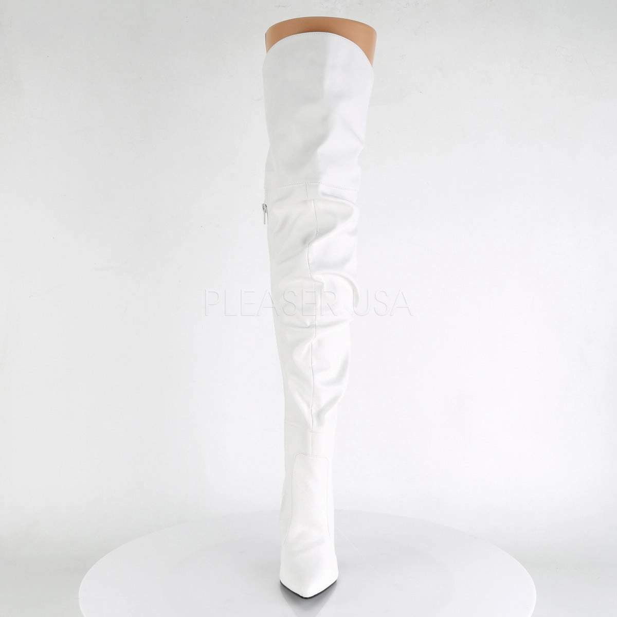 CLASSIQUE-3011  White Faux Leather