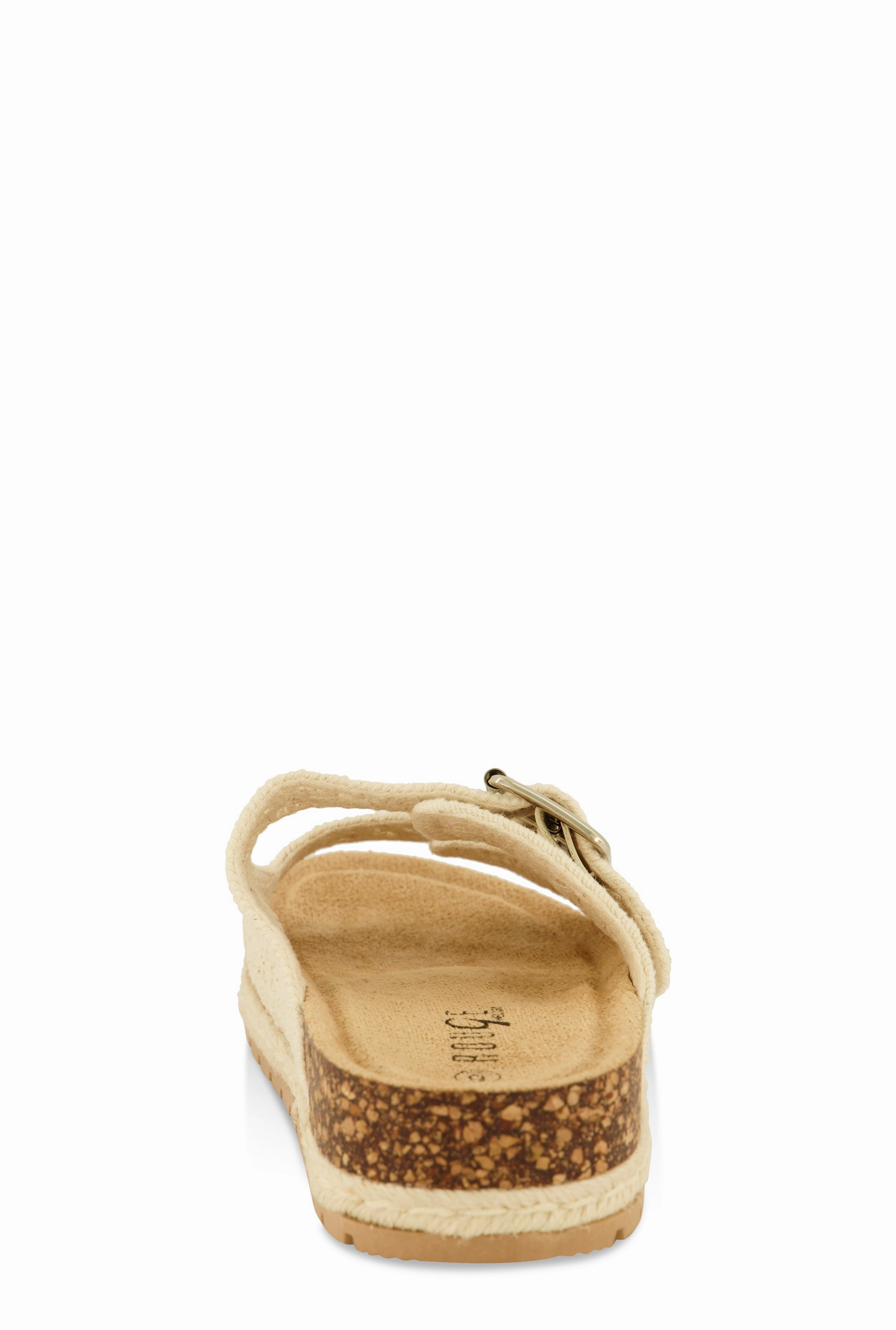 Crochet Double Buckle Espadrille Footbed Sandals
