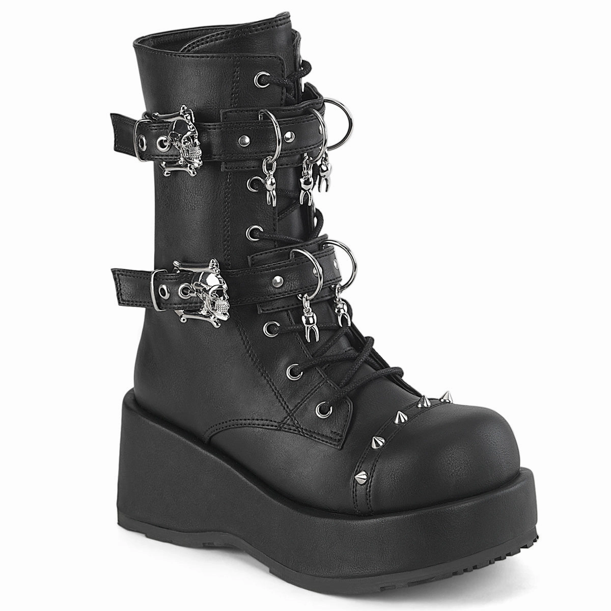 CUBBY-54  Black Vegan Leather