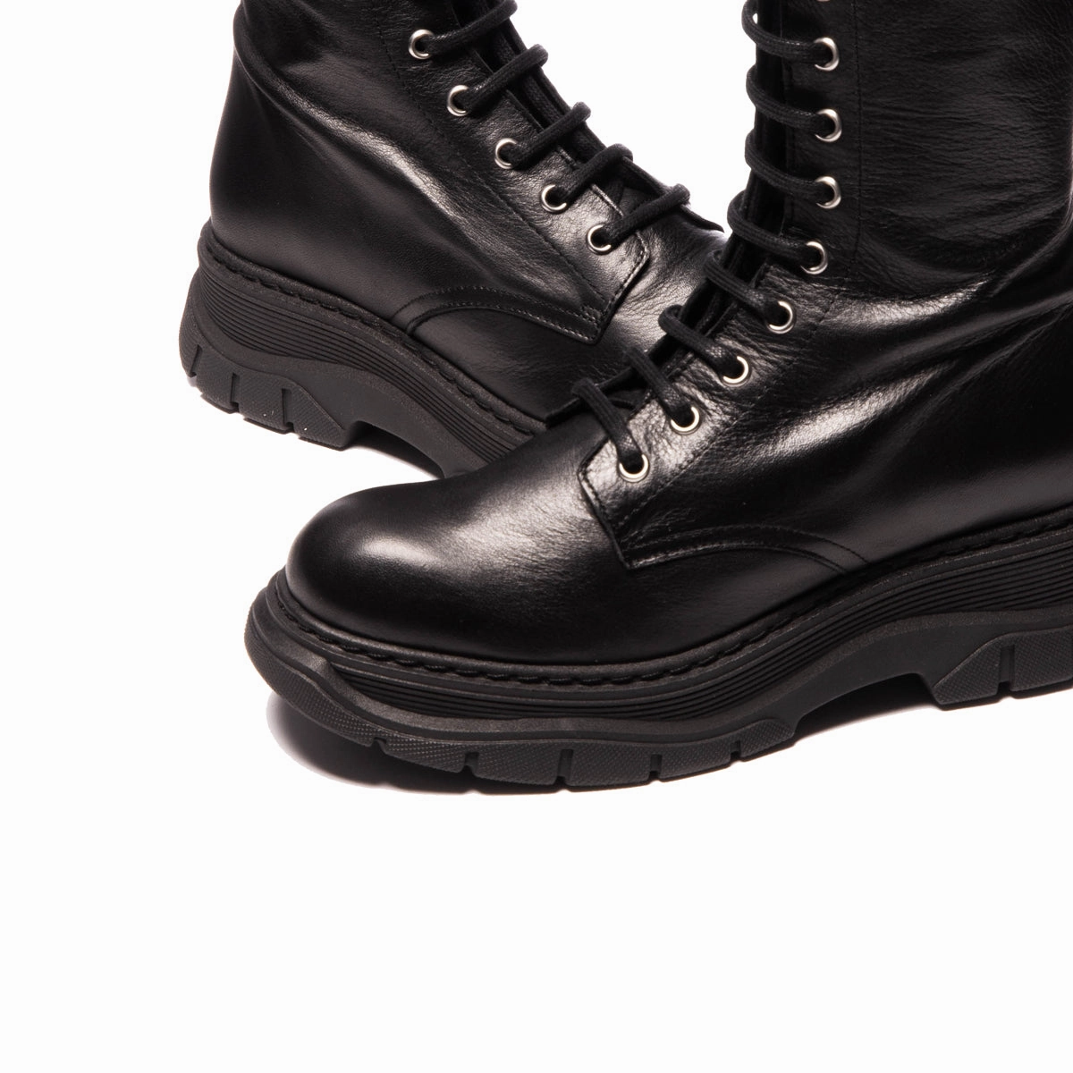 Curtis Black Leather