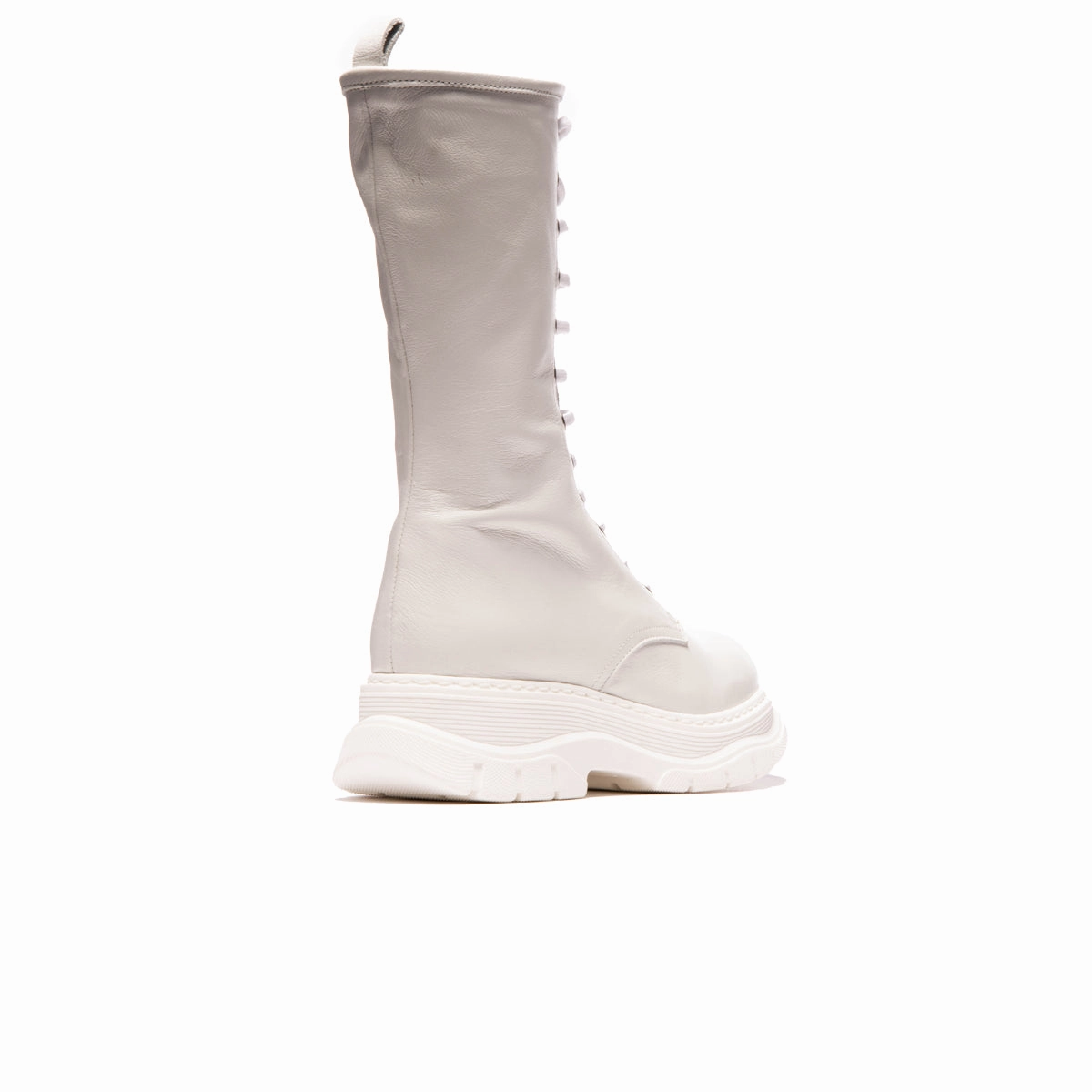 Curtis White Leather
