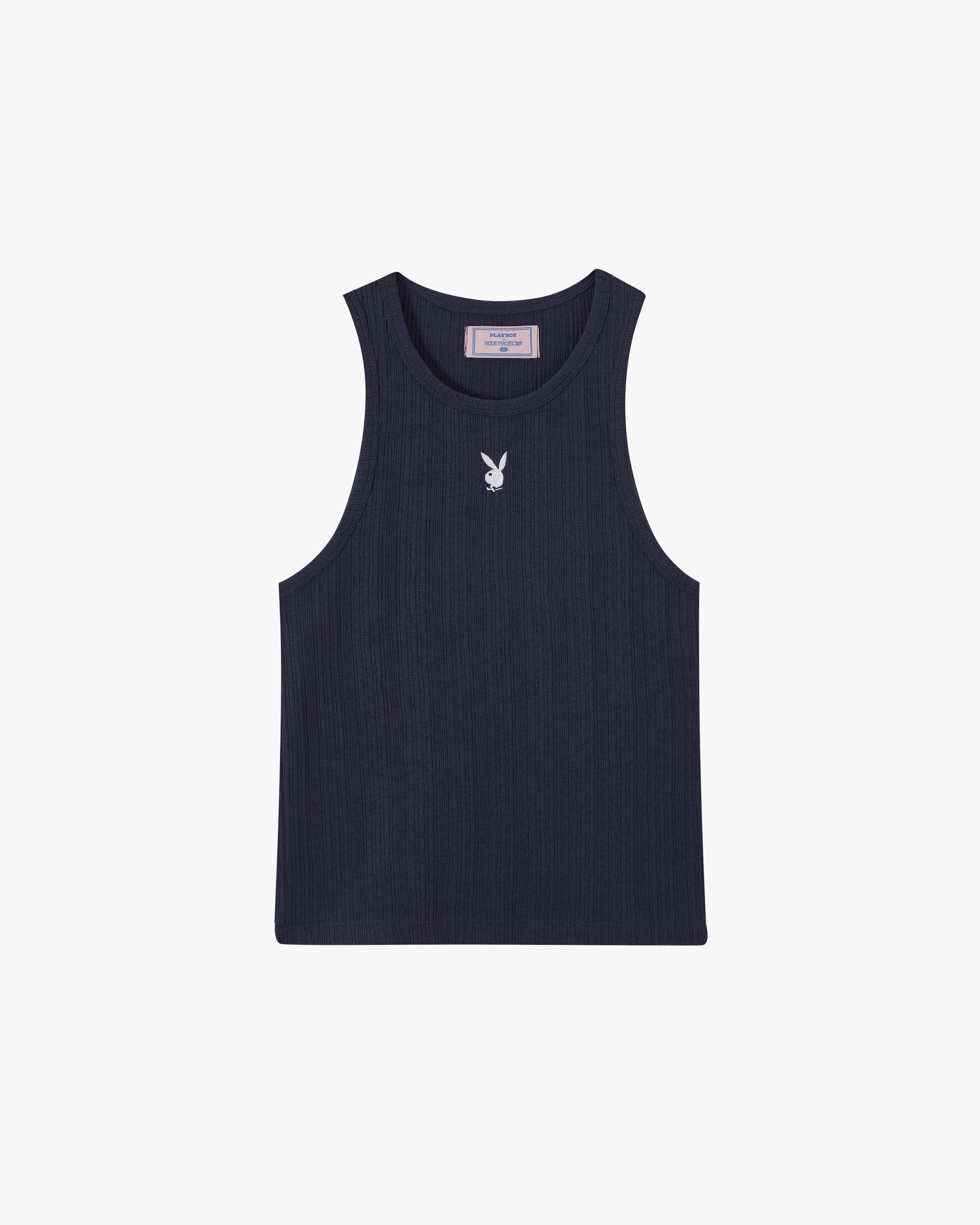 Cut&Sew Playboy Tank Top Navy