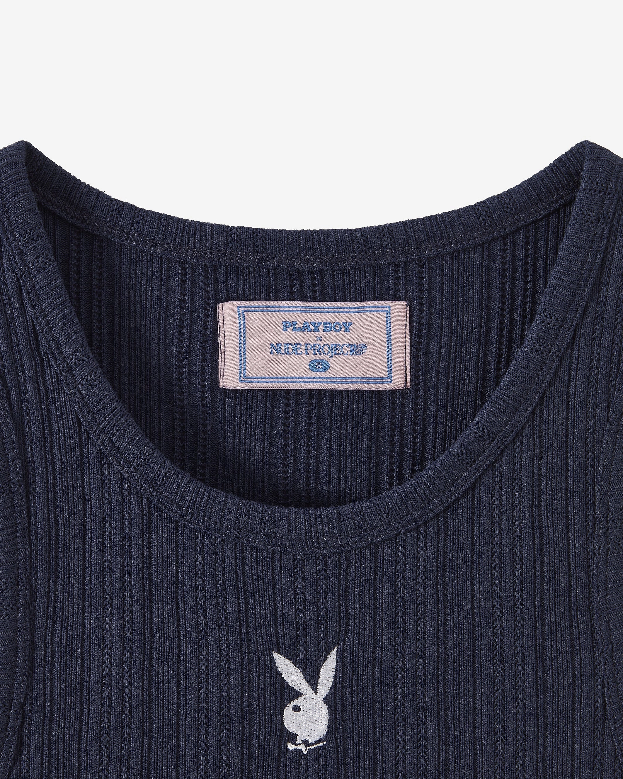 Cut&Sew Playboy Tank Top Navy