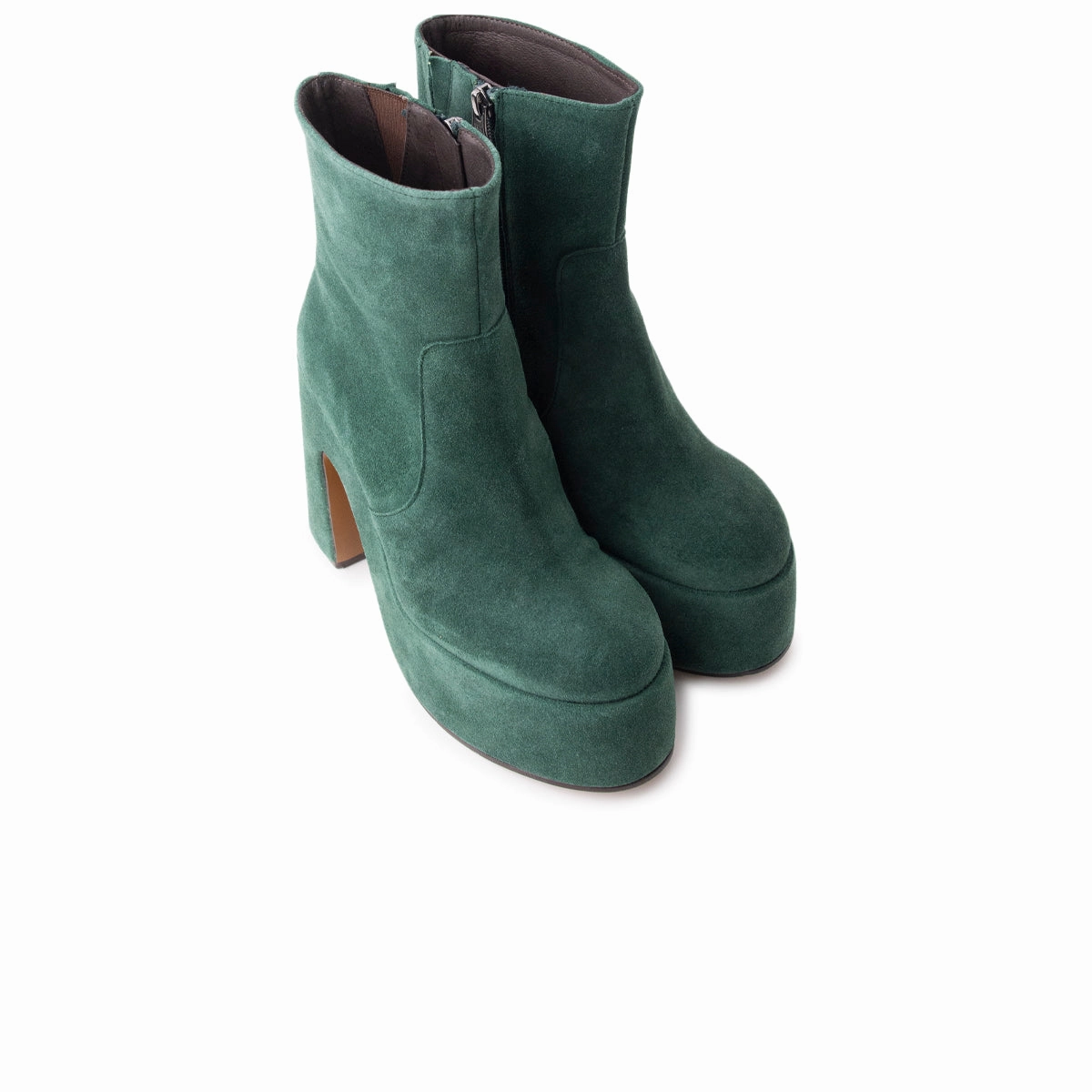 Daze Dark Green Suede
