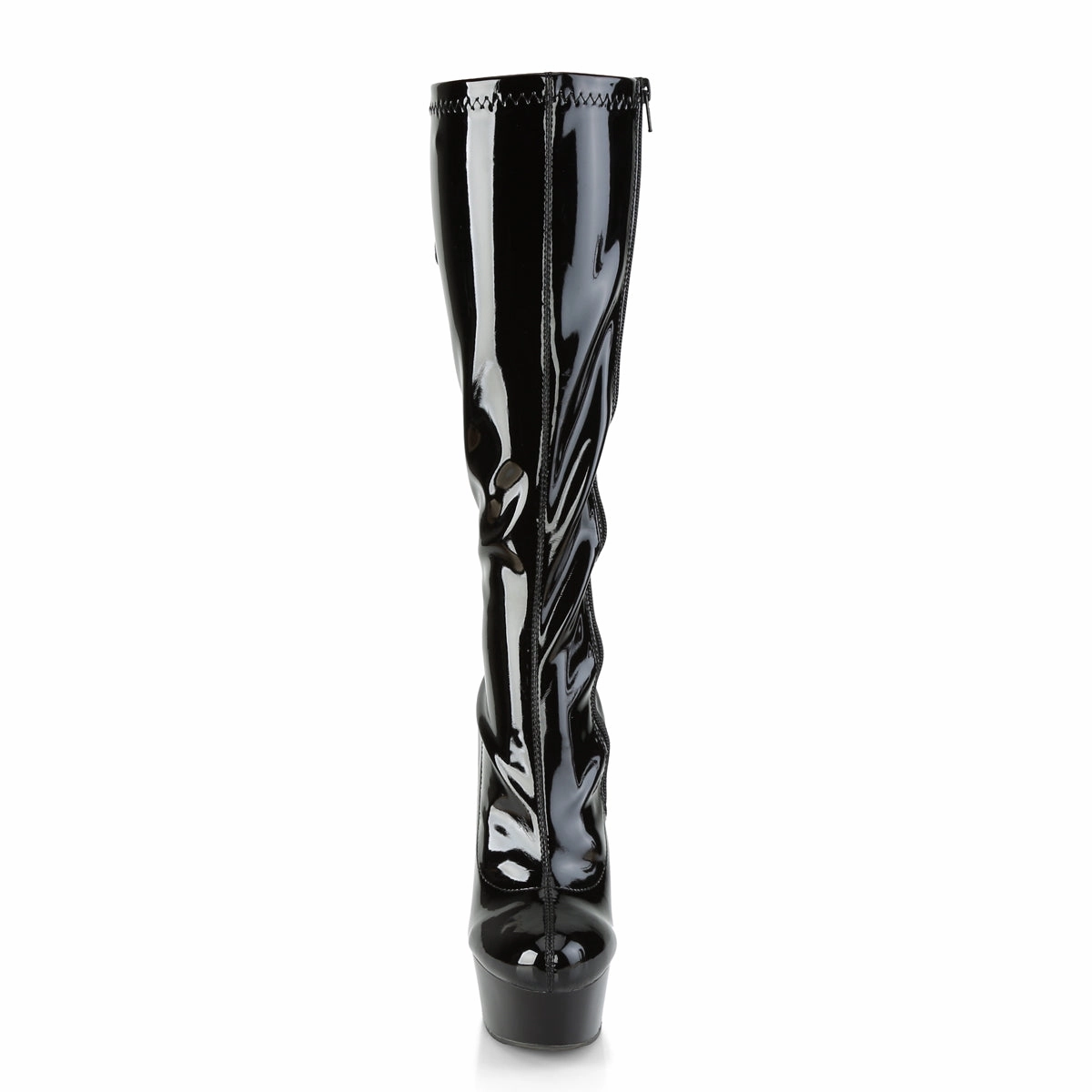 DELIGHT-2029  Black Str. Patent/Black