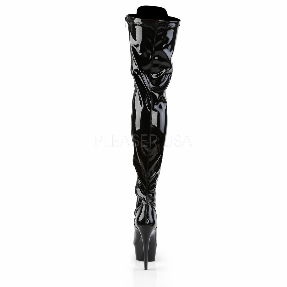 DELIGHT-3023  Black Str Patent/Black