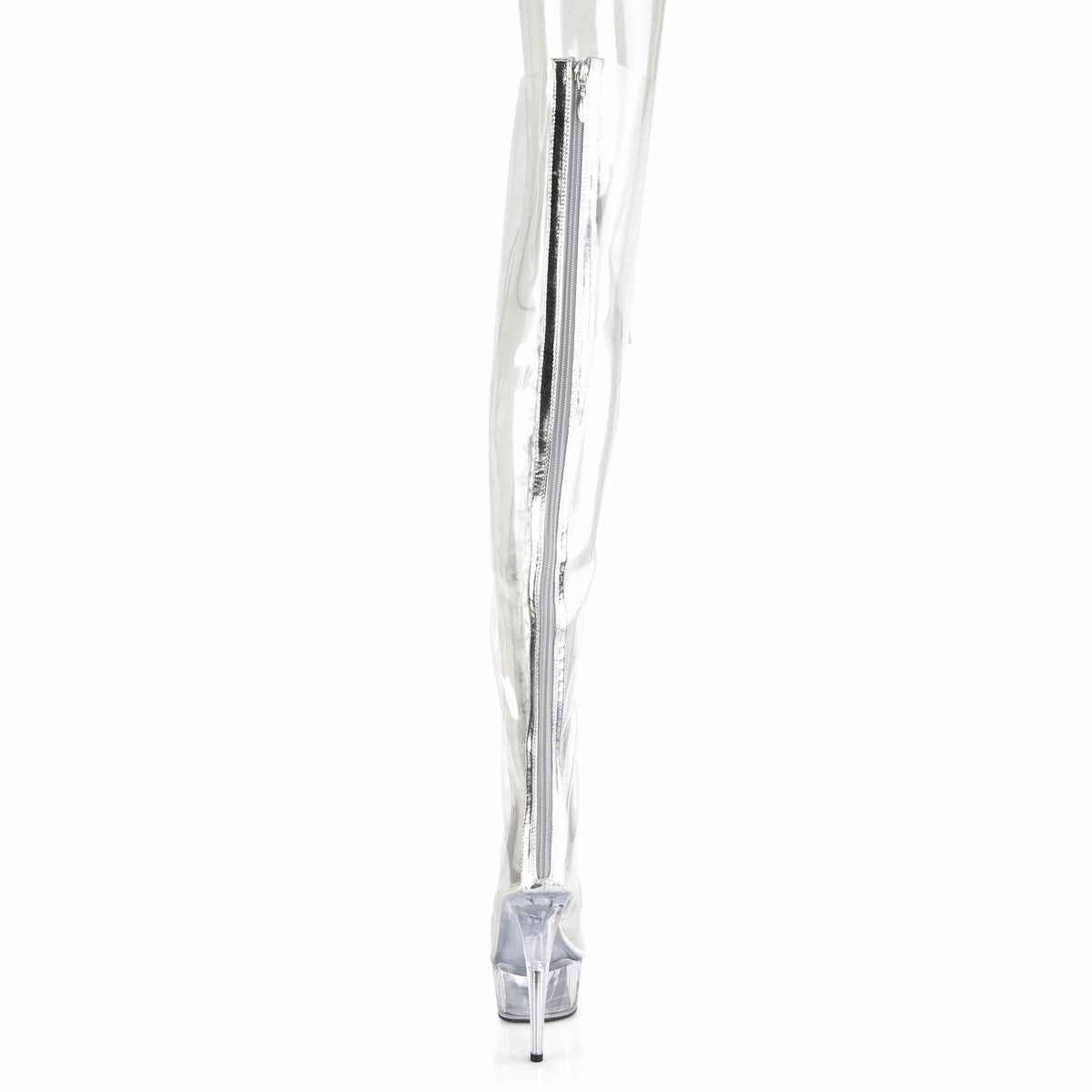 DELIGHT-3026  Clear-Silver Metalic Pu-TPU/Clear