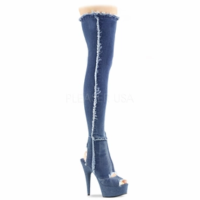 DELIGHT-3030  Denim Blue Str Fabric
