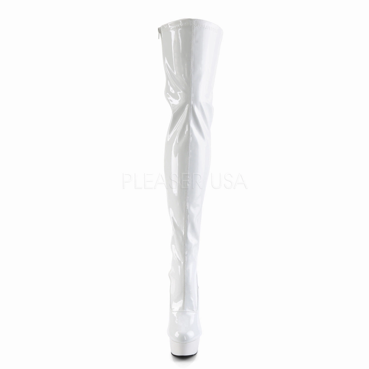 DELIGHT-3063  White Str Patent/White