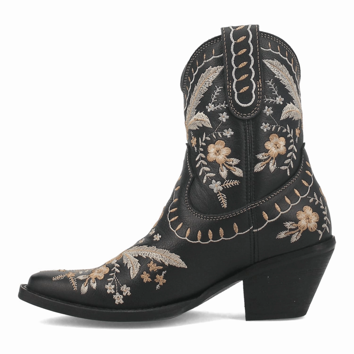 Dingo Primrose in Black DI748 Ladies Ankle Boots