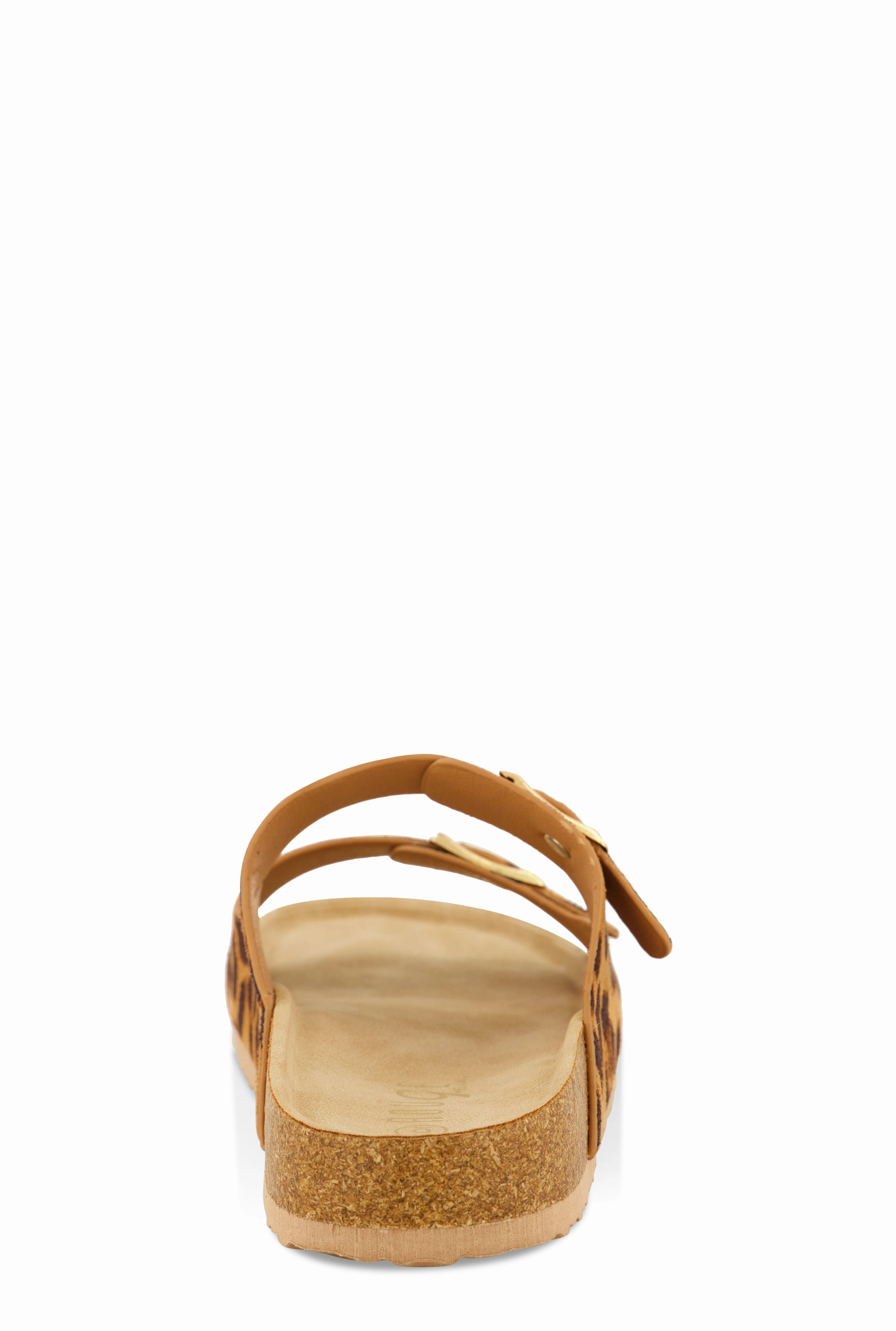 Double Buckle Footbed Sandals