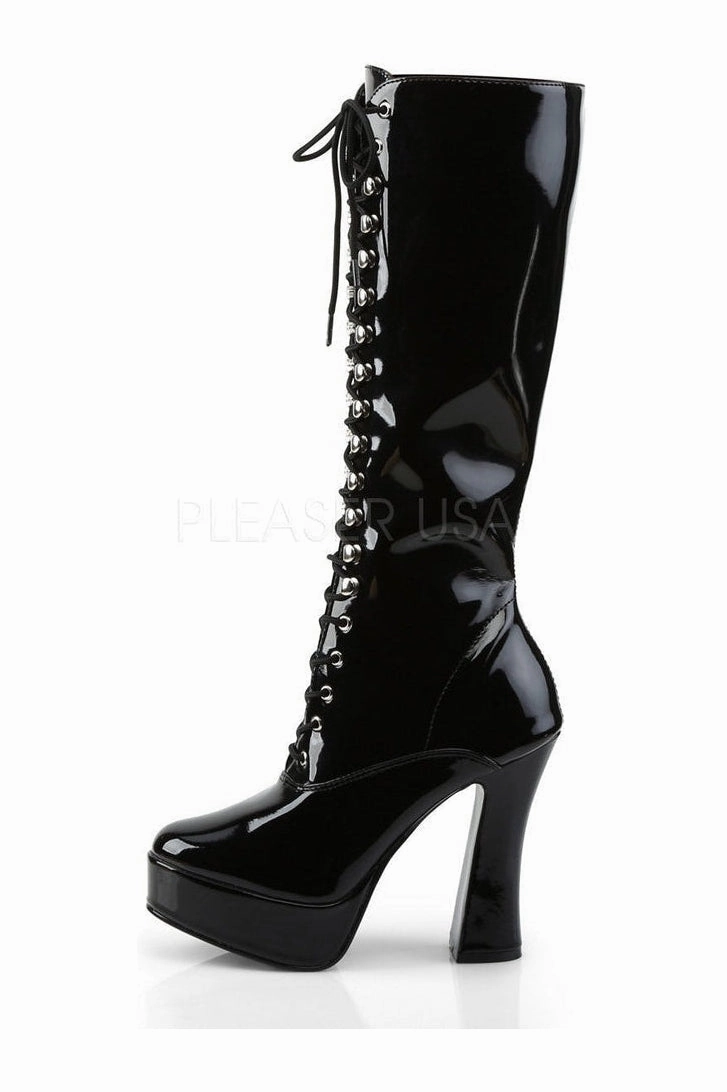 ELECTRA-2020 Platform Boot  | Black Patent