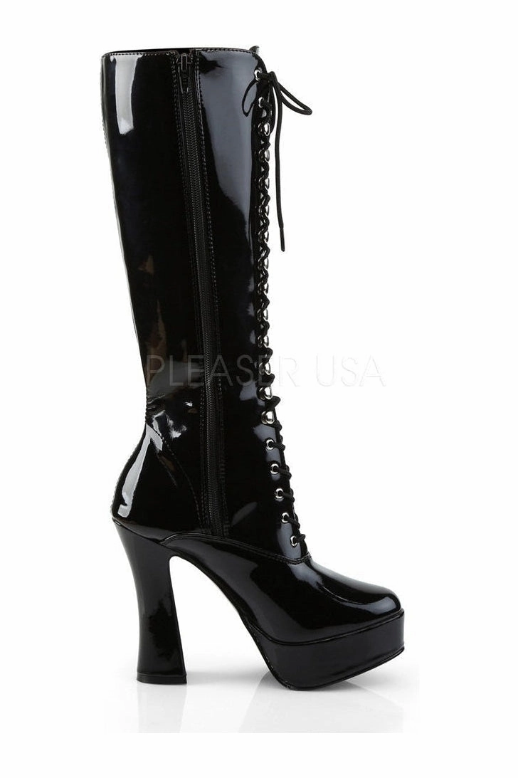 ELECTRA-2020 Platform Boot  | Black Patent
