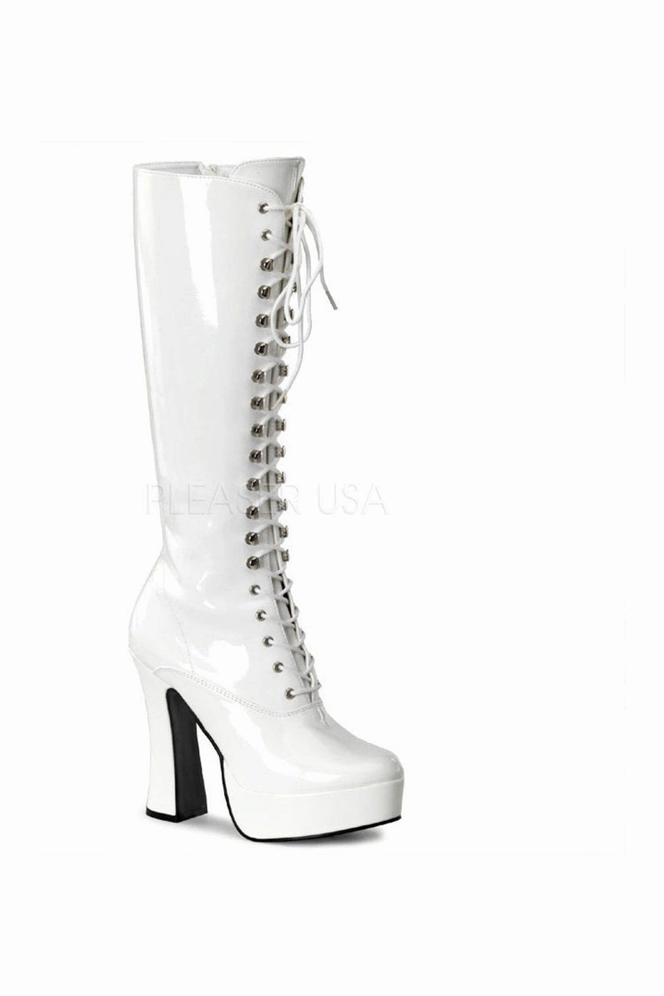 ELECTRA-2020 Platform Boot  | White Patent