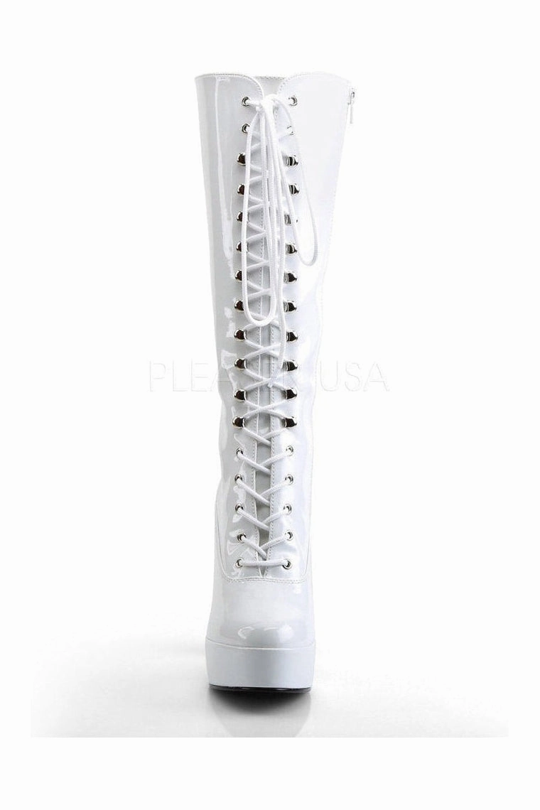 ELECTRA-2020 Platform Boot  | White Patent