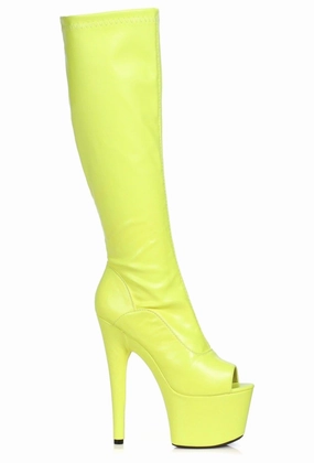 Ellie 709-VIVID 7" Neon Knee Boot