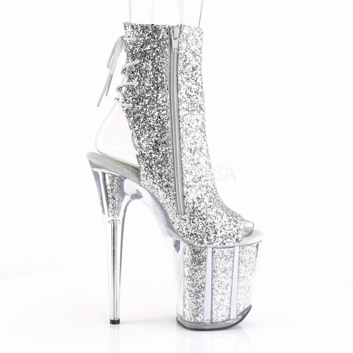 FLAMINGO-1018G  Silver Glitter/Silver Glitter