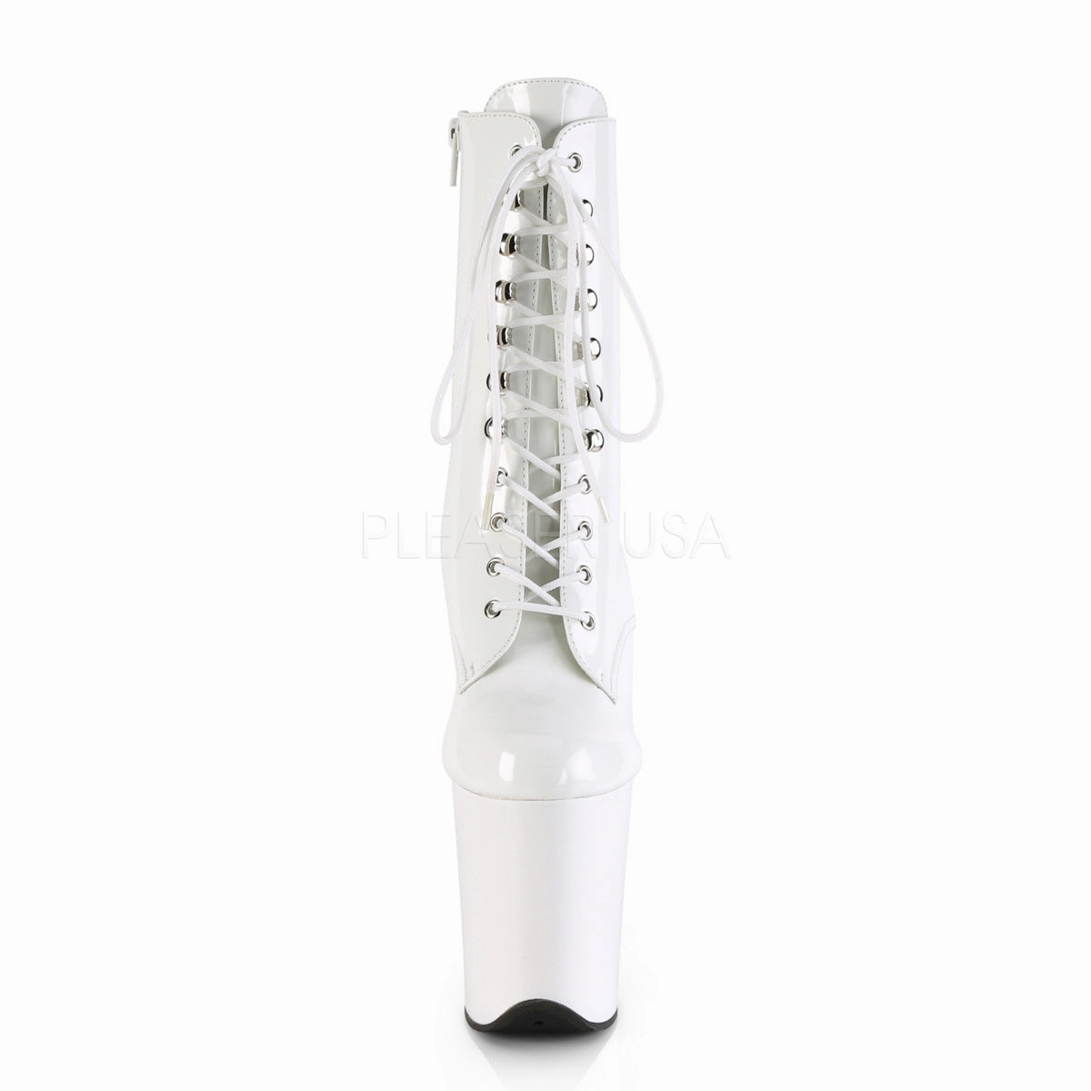 FLAMINGO-1020  White Patent/White