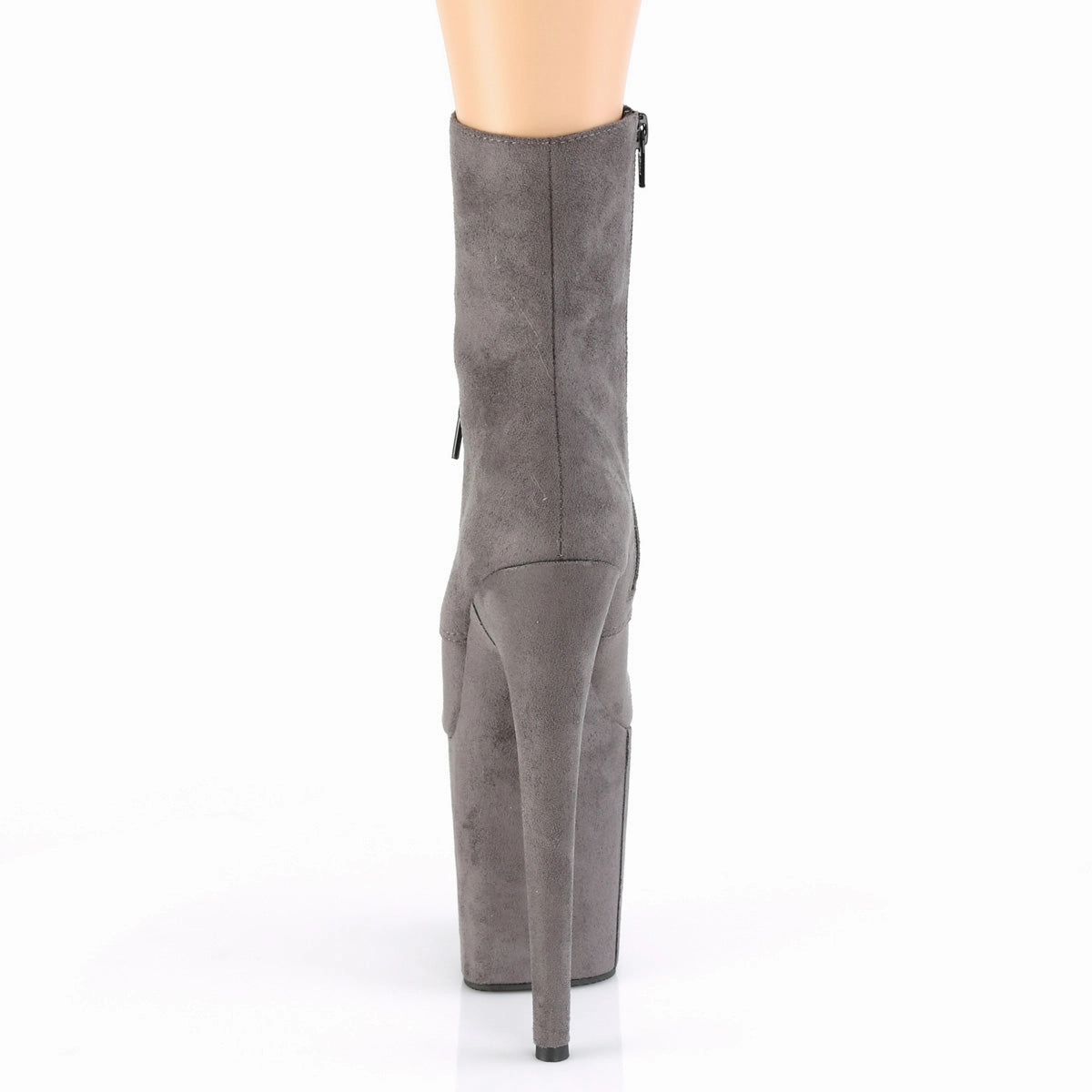 FLAMINGO-1020FS  Grey Faux Suede/Grey Faux Suede