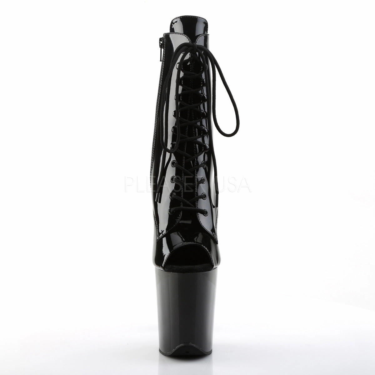 FLAMINGO-1021  Black Patent/Black