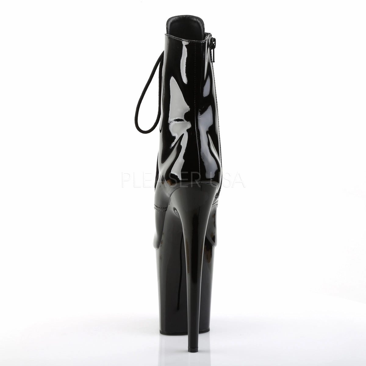 FLAMINGO-1021  Black Patent/Black