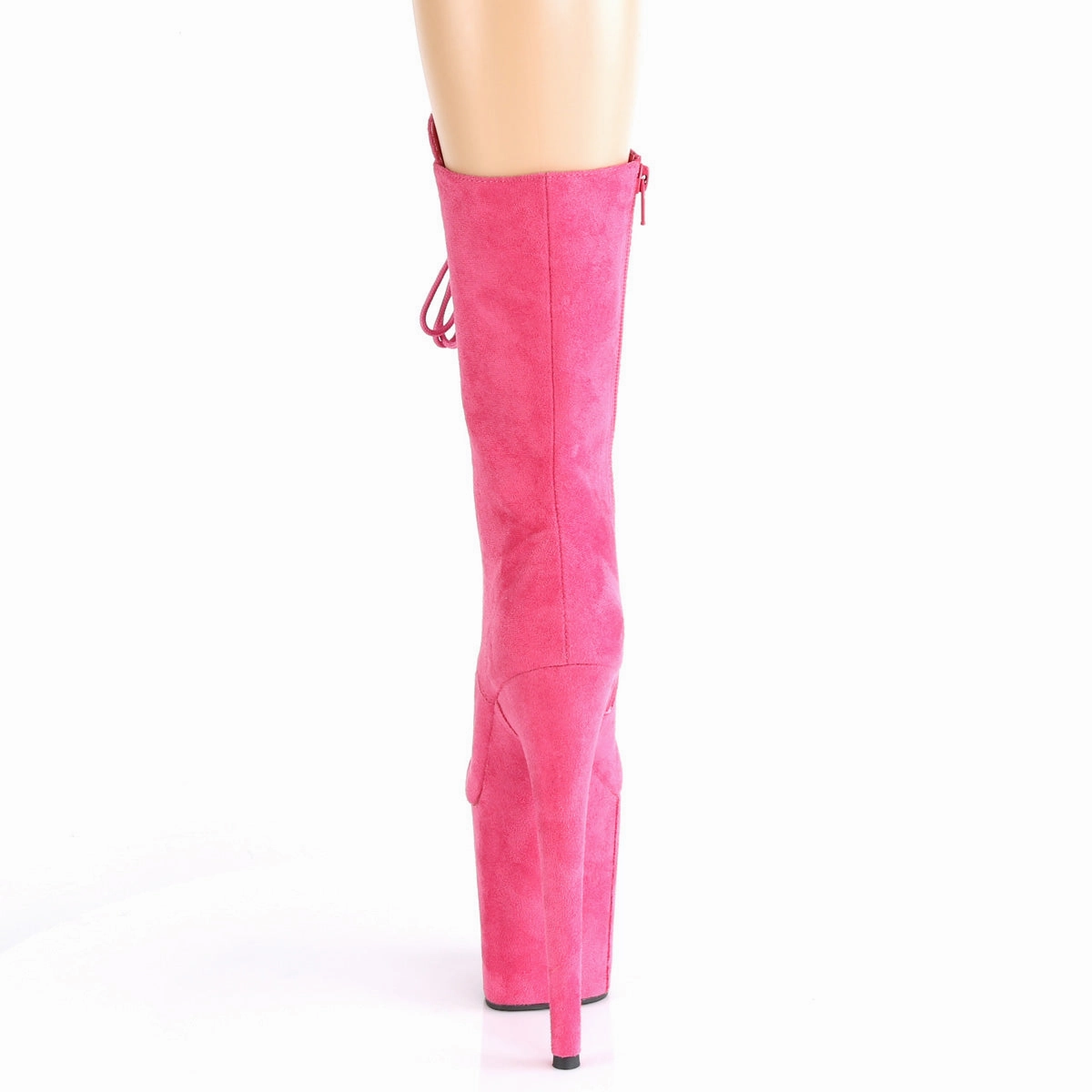 FLAMINGO-1050FS  Hot  Pink Faux Suede/Hot  Pink Faux Suede