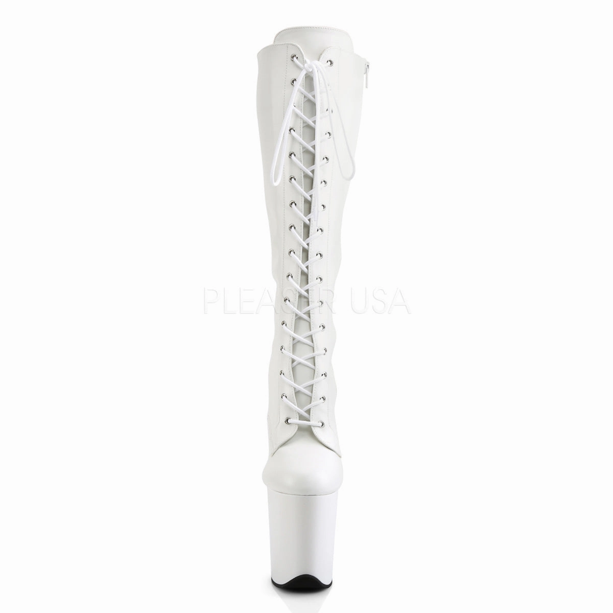 FLAMINGO-2023  White Str Faux Leather/White