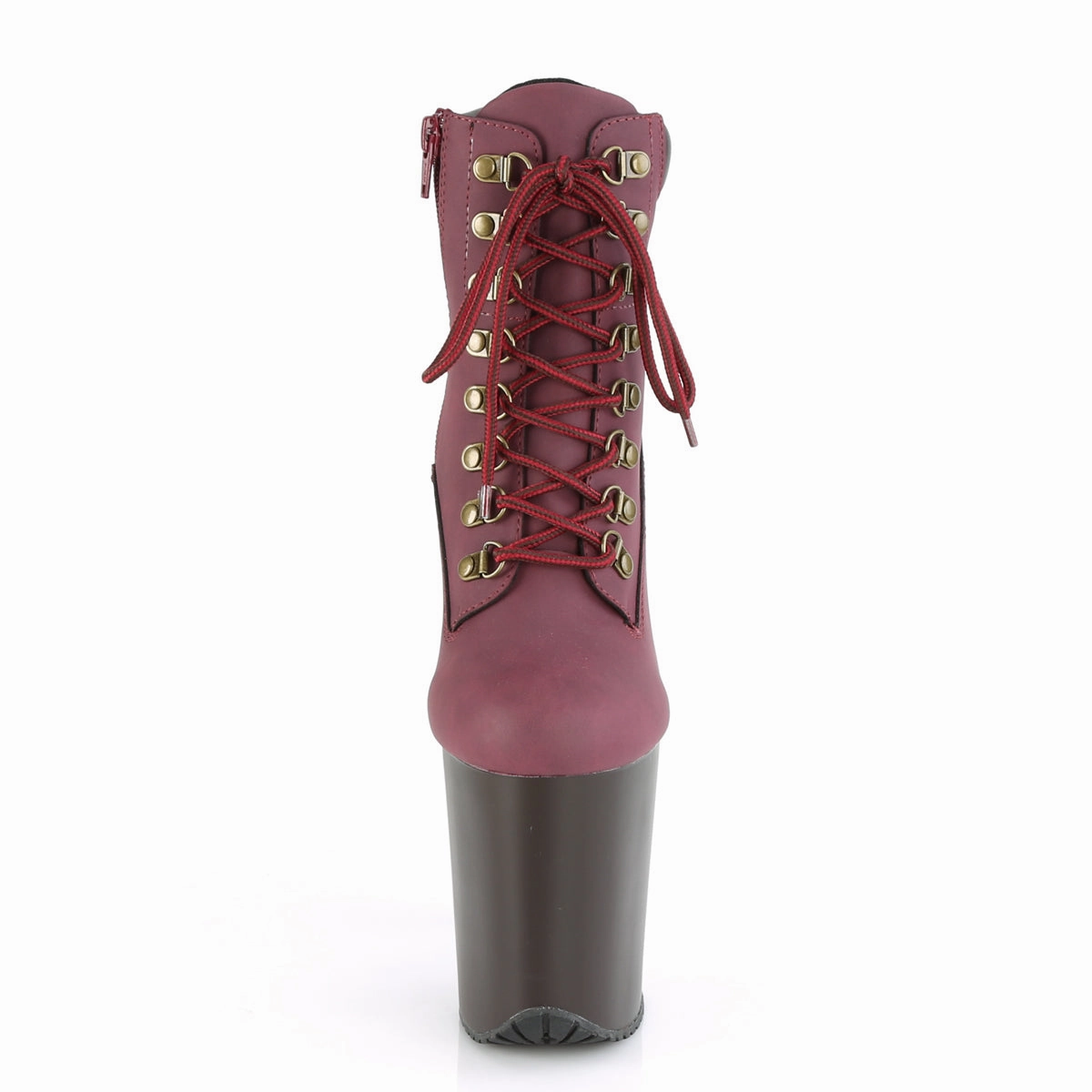 FLAMINGO-800TL-02  Burgundy Nubuck Faux Leather
