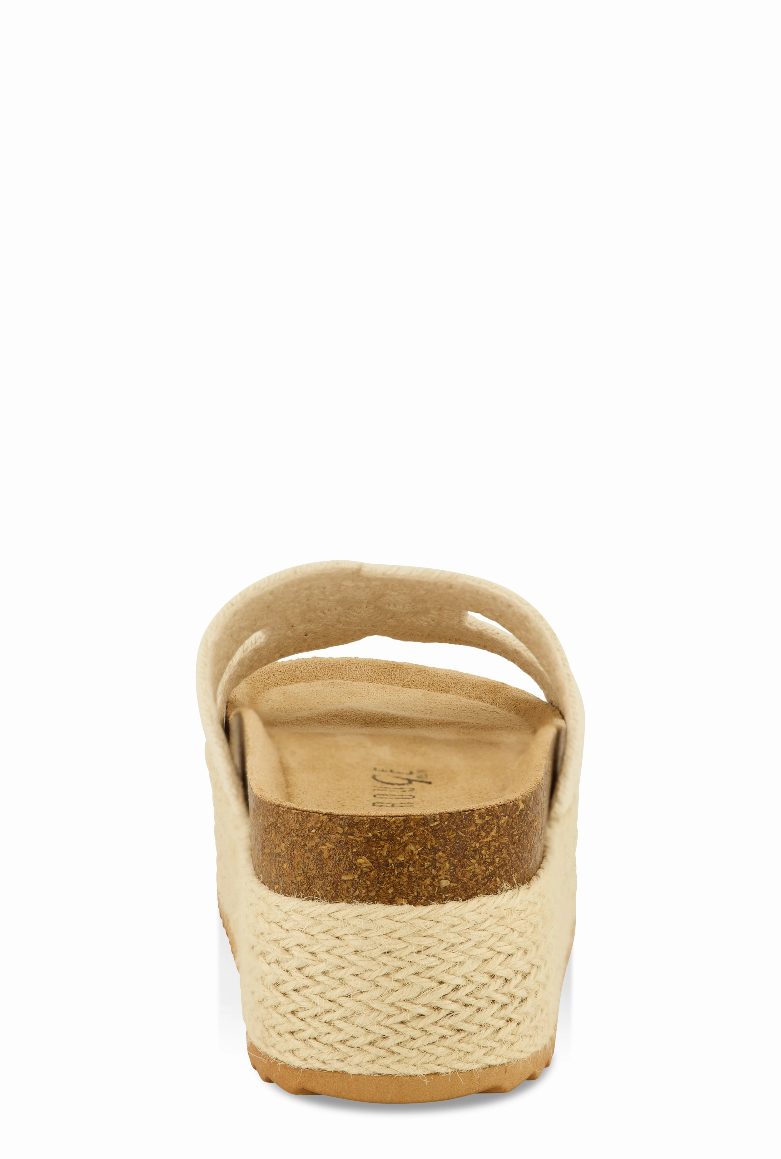 Floral Crochet H Band Platform Footbed Sandals