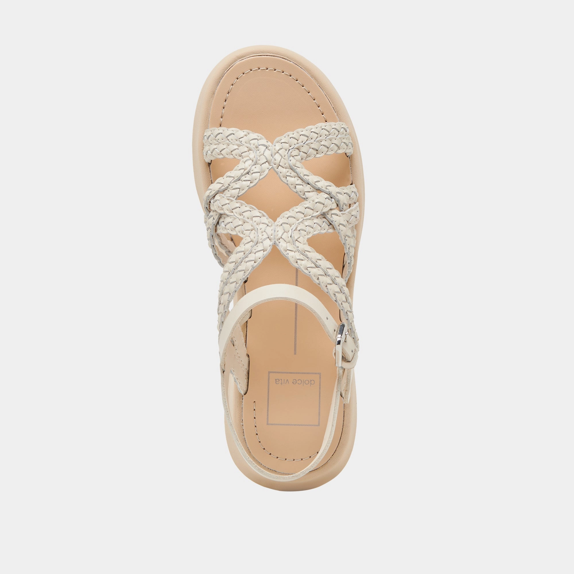 GATSBY SANDALS CREME LEATHER