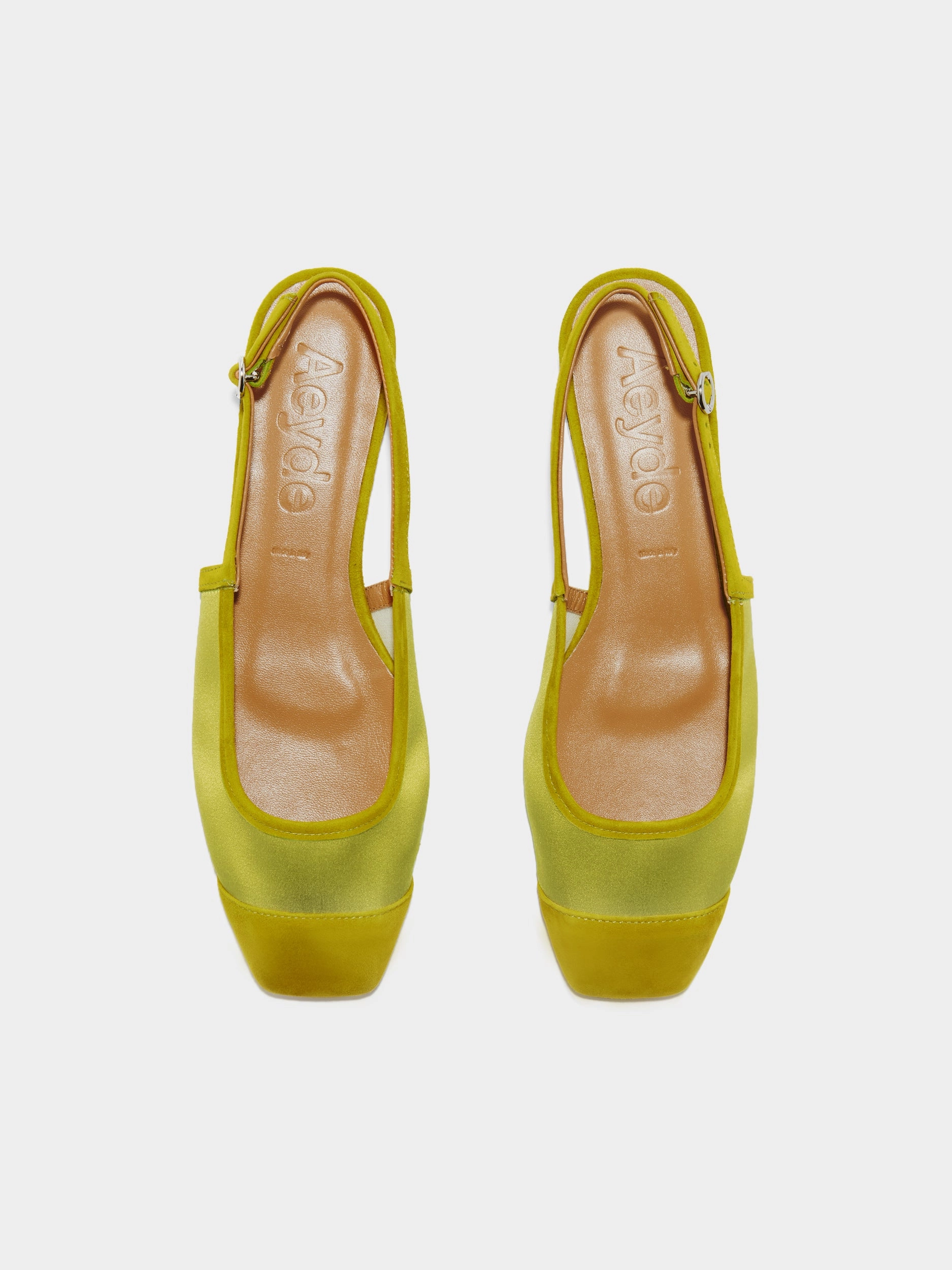 Geraldine Satin Toe-Cap Slingback