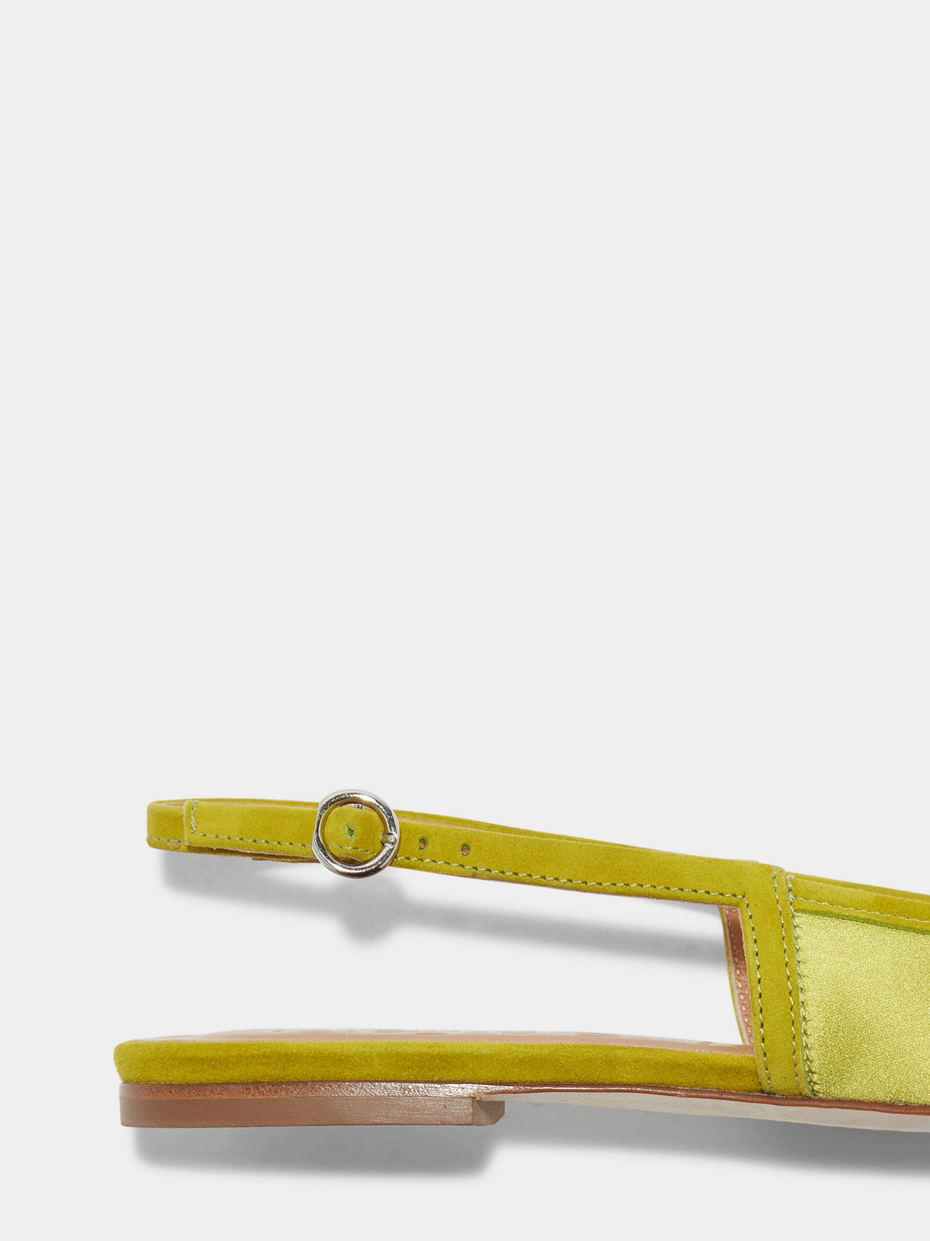 Geraldine Satin Toe-Cap Slingback