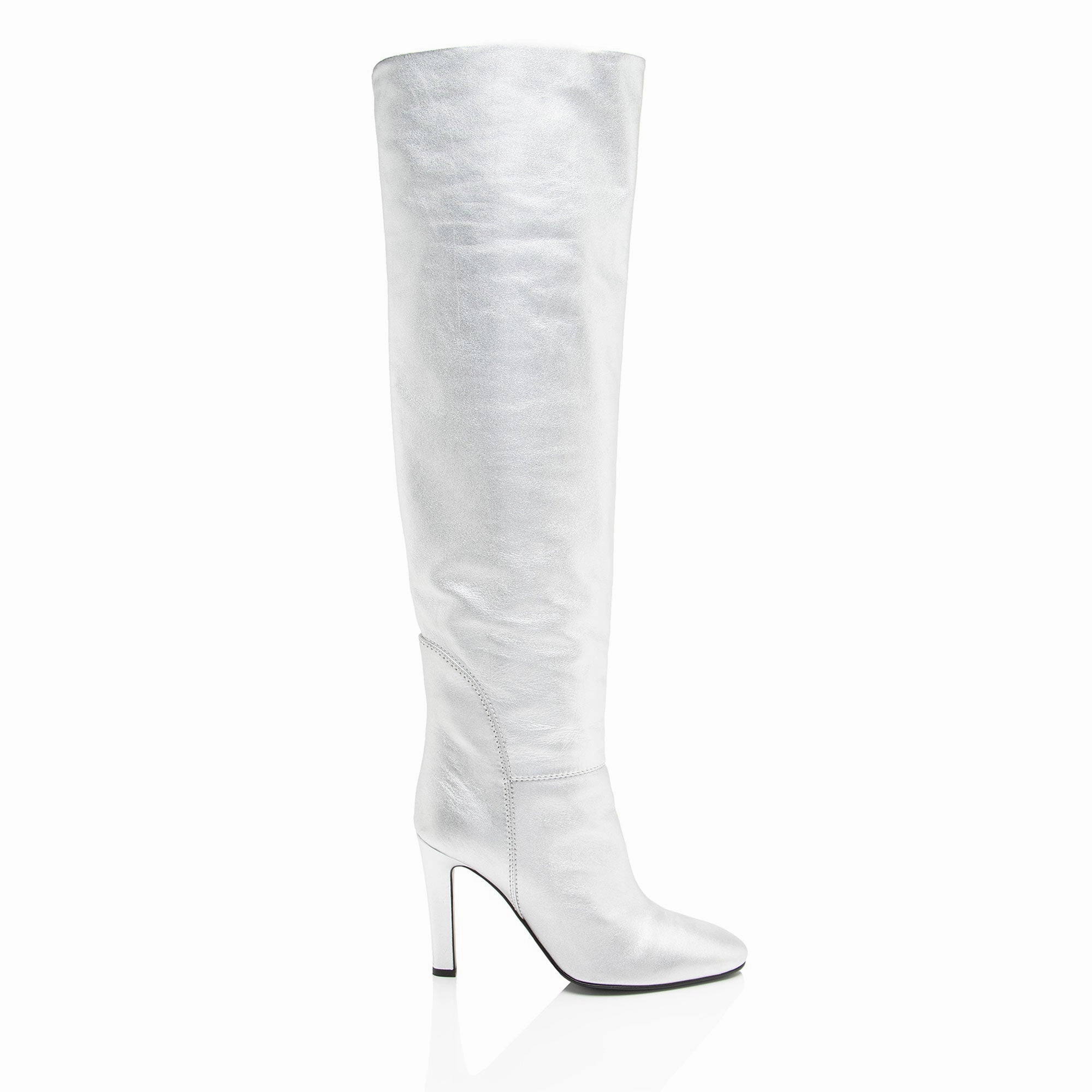 Giuseppe Zanotti Metallic Leather Tall Boots