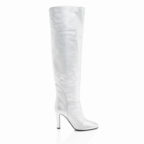 Giuseppe Zanotti Metallic Leather Tall Boots
