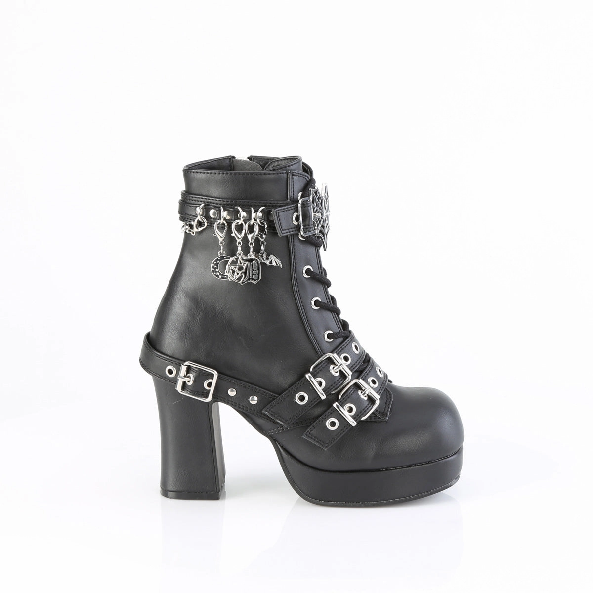 GOTHIKA-66  Black Vegan Leather