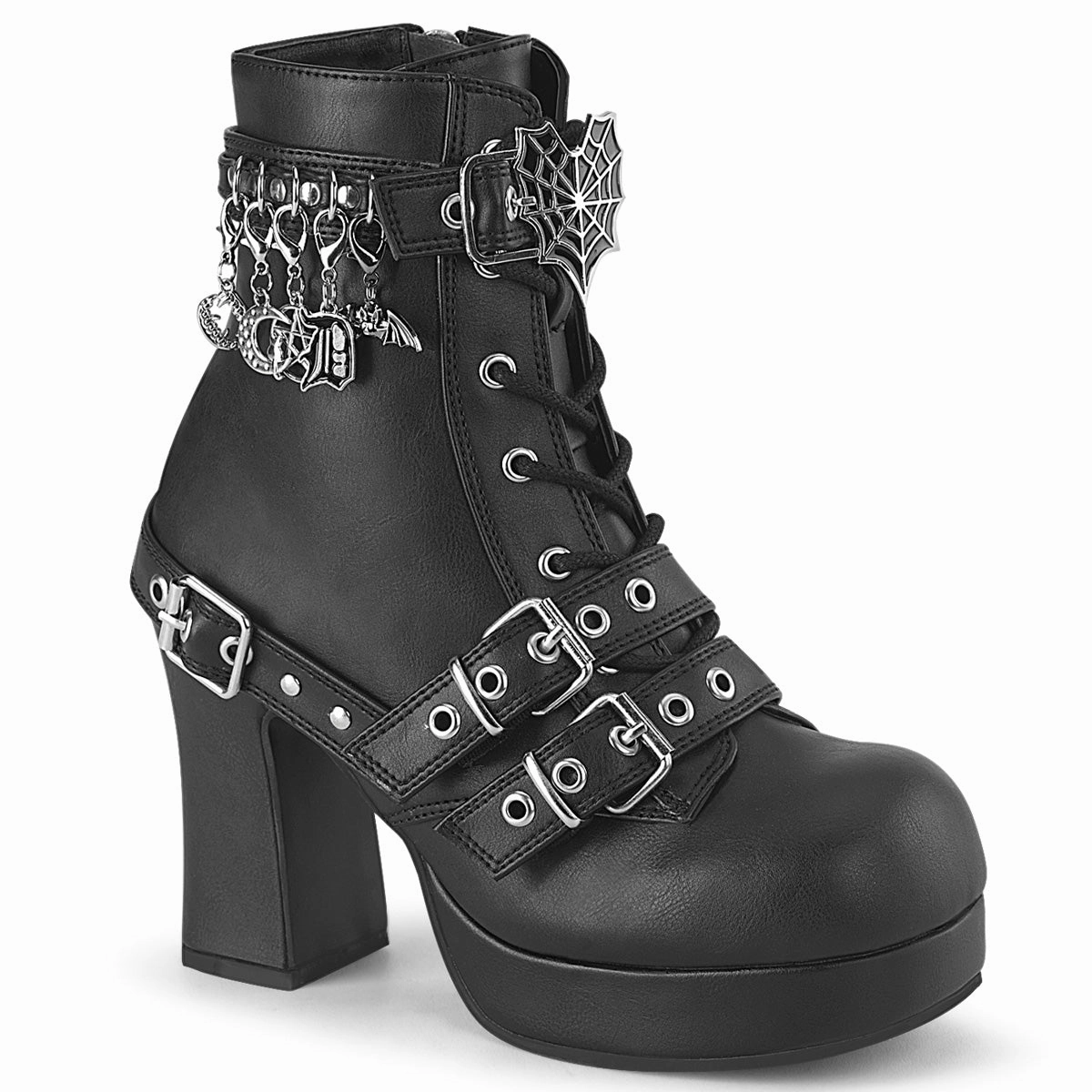GOTHIKA-66  Black Vegan Leather