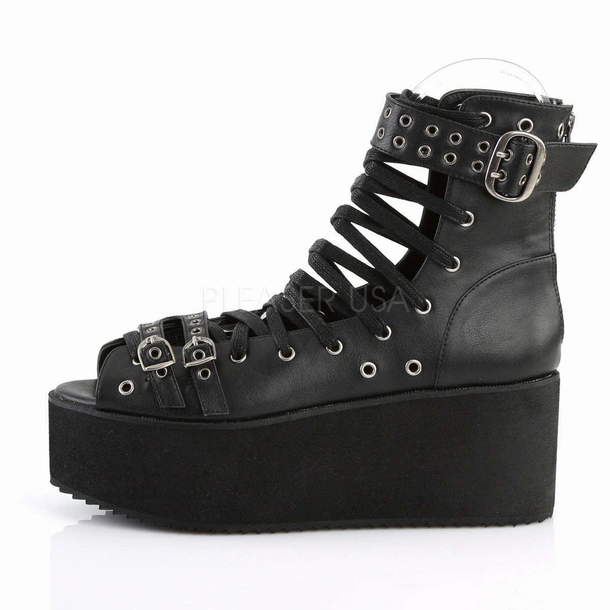 GRIP-105  Black Vegan Leather