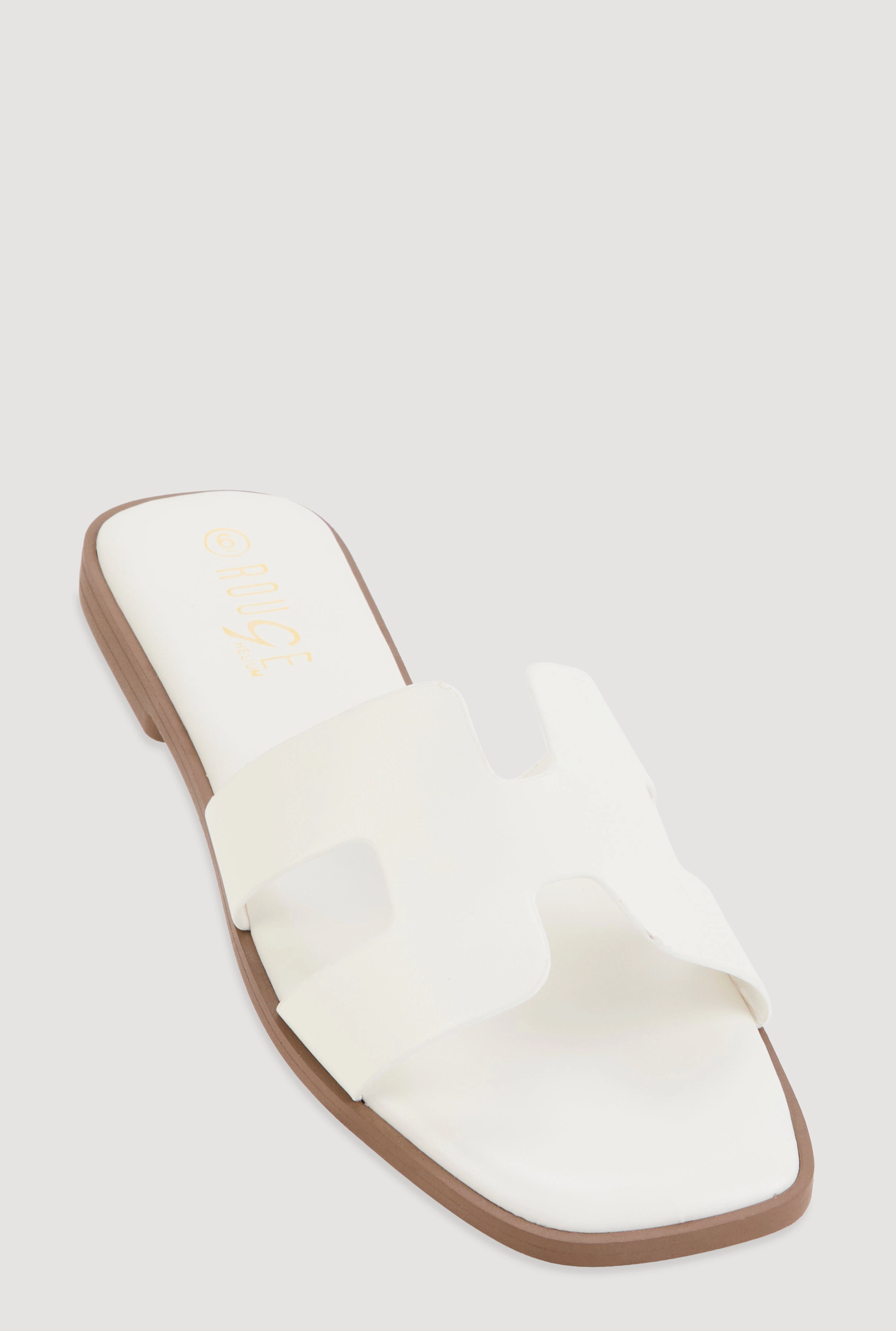H Band Flat Slide Sandals