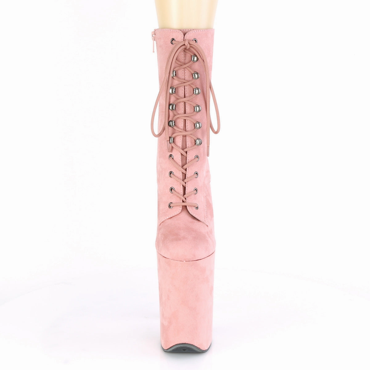 INFINITY-1020FS  Baby Pink Faux Suede/Baby Pink Faux Suede