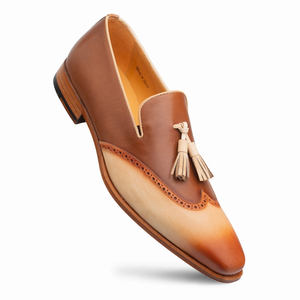 Jucar Two-Tone Tasseled Slip On