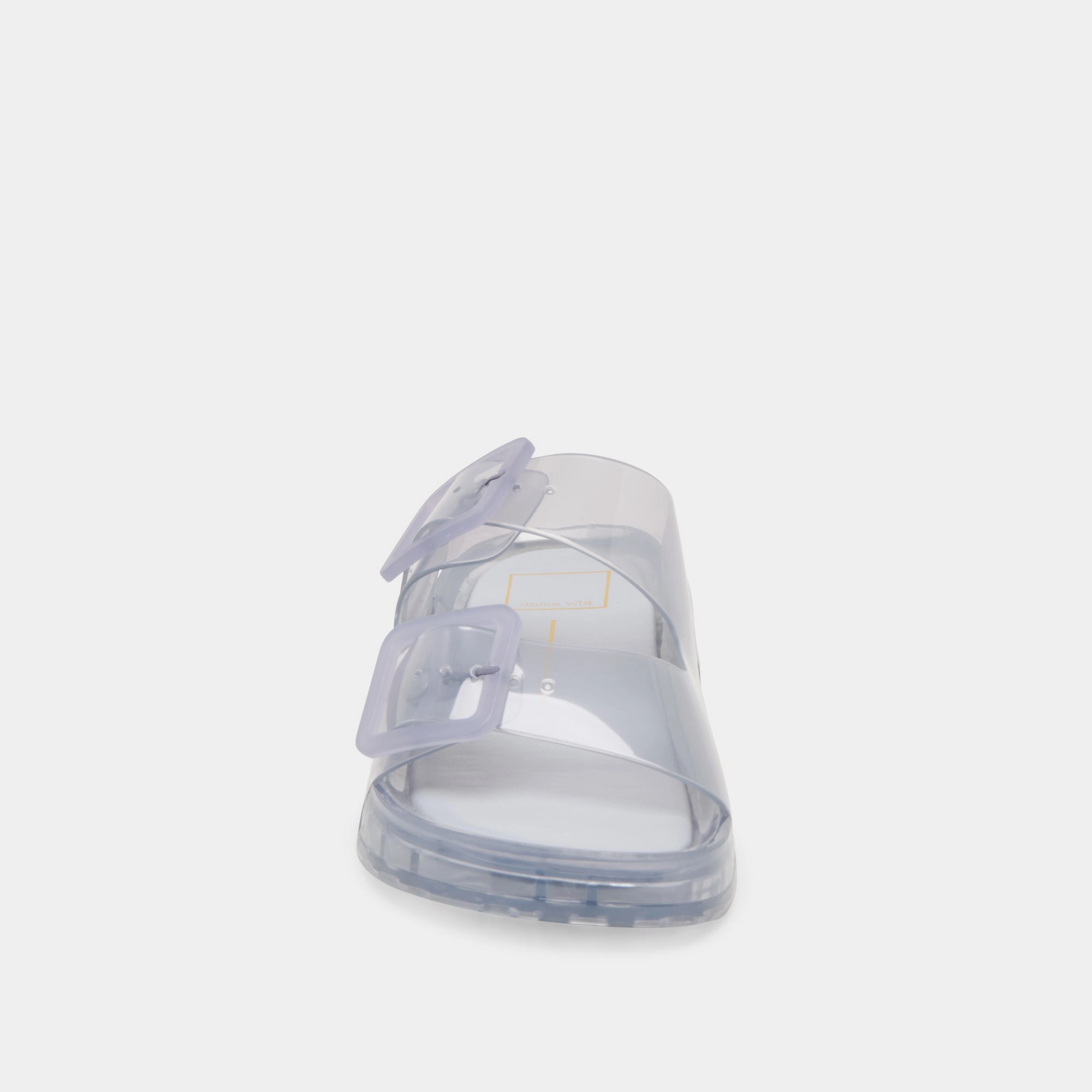 JULIO SANDALS DUSTY BLUE VINYL