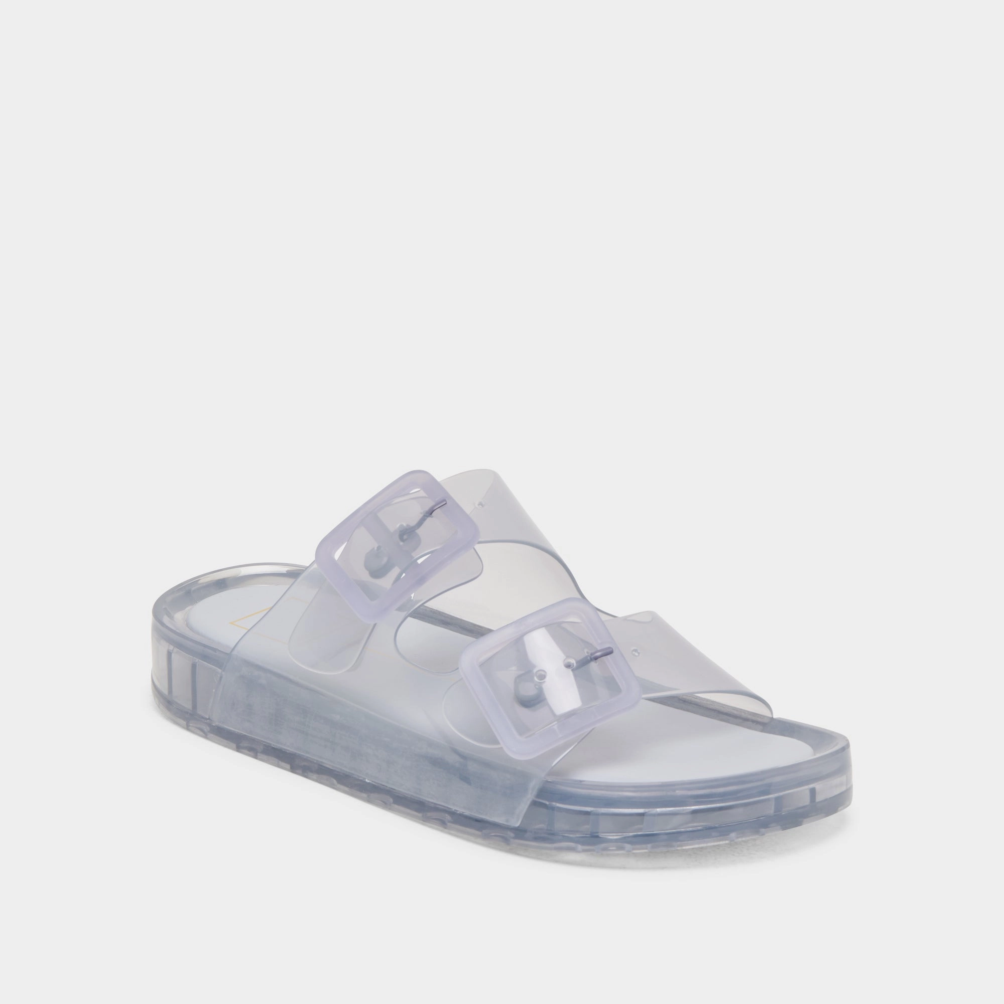 JULIO SANDALS DUSTY BLUE VINYL