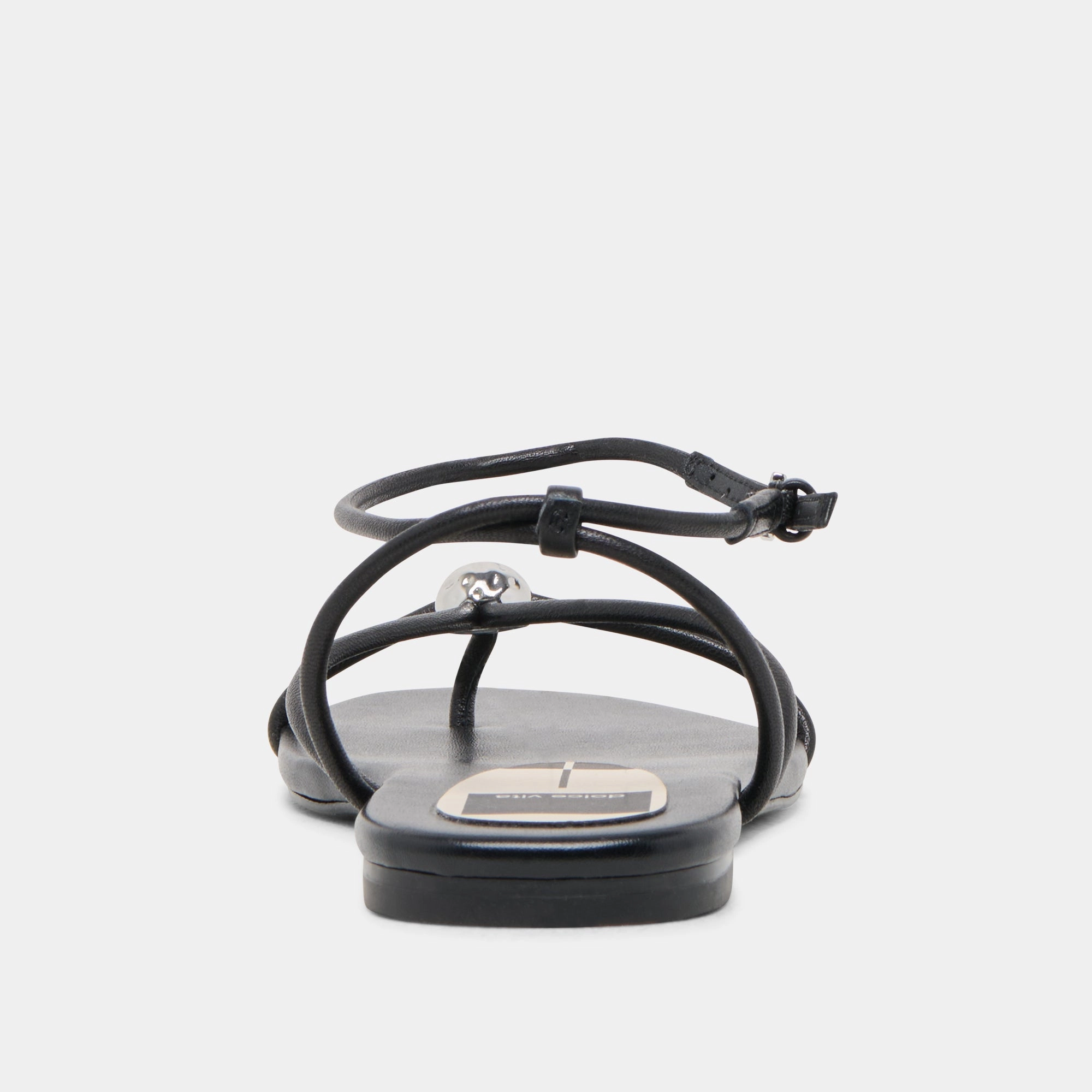 KENLEY SANDALS BLACK LEATHER