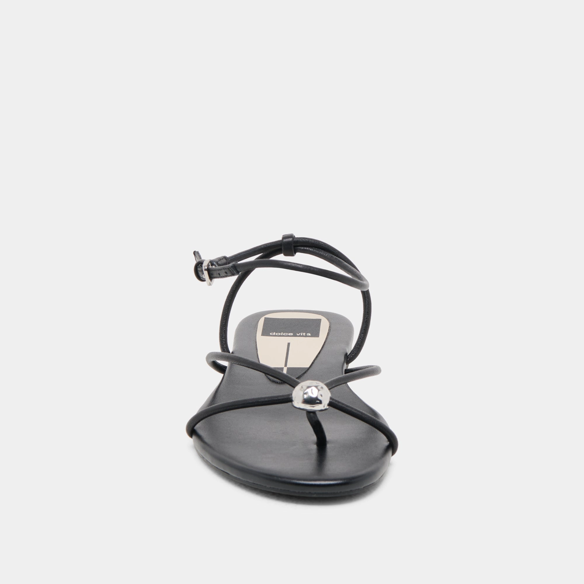 KENLEY SANDALS BLACK LEATHER