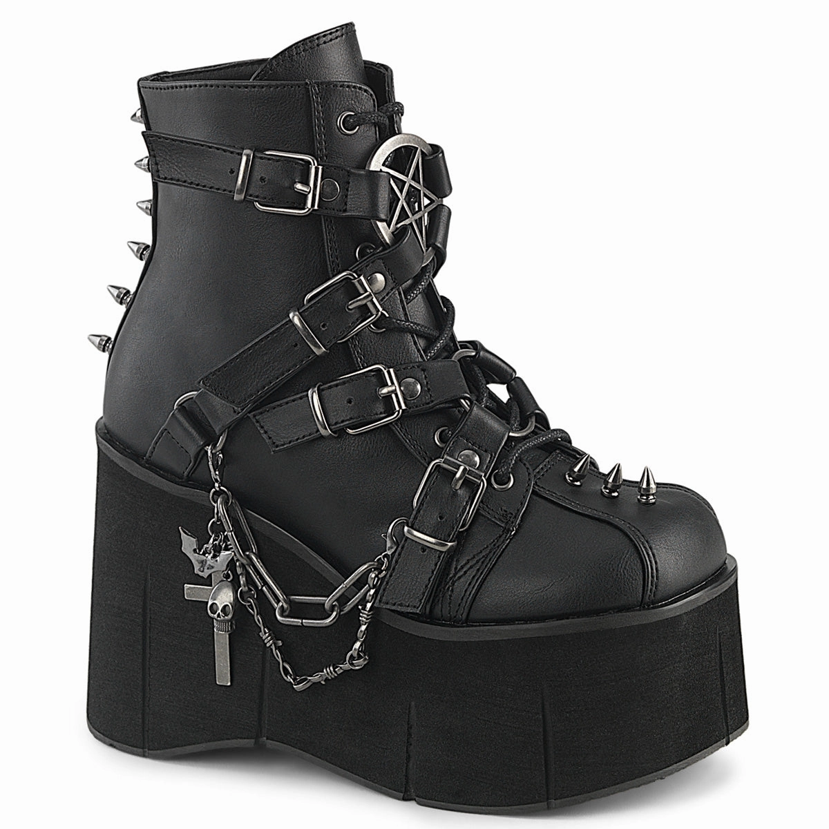 KERA-68  Black Vegan Leather