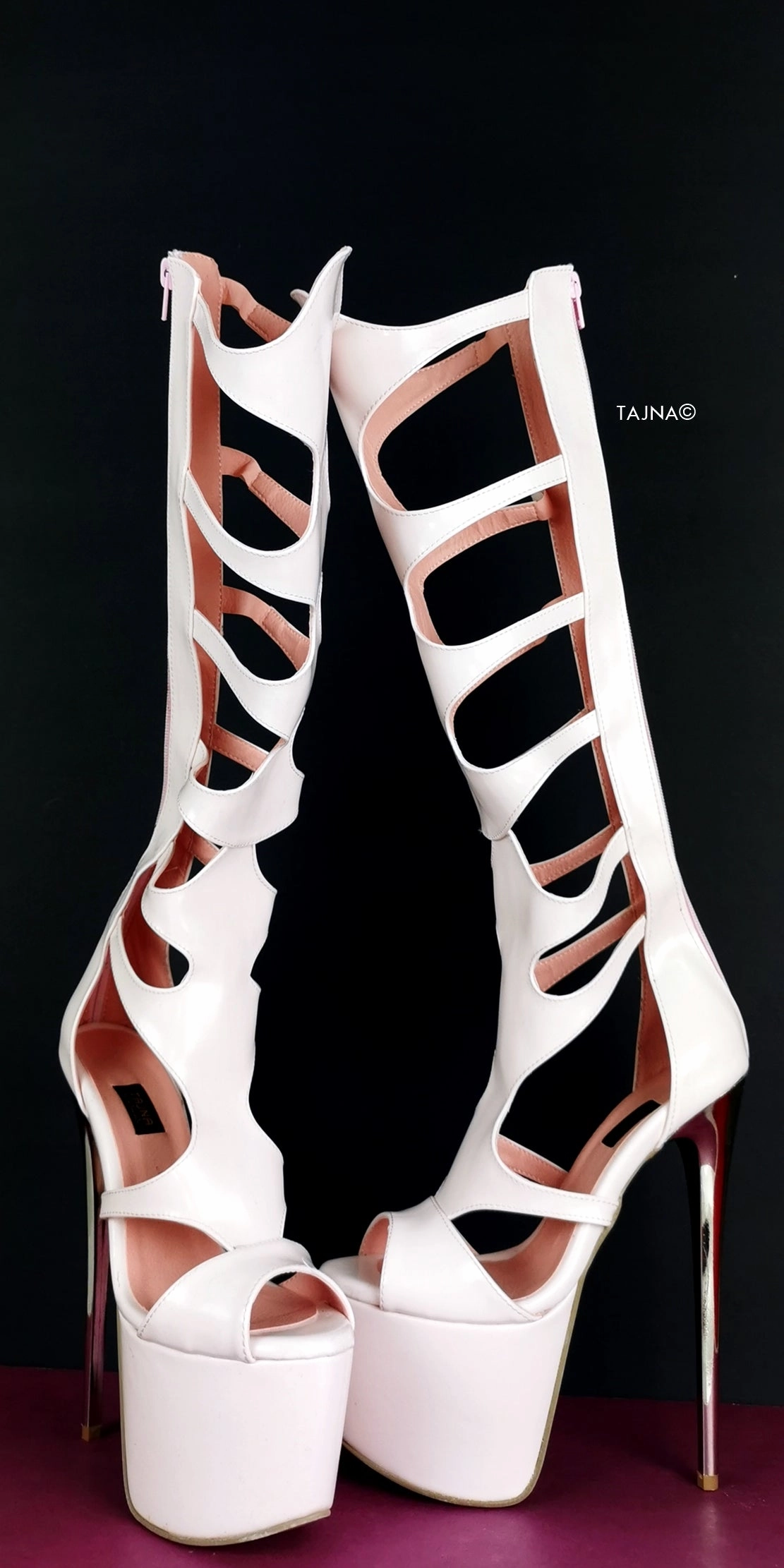Knee High Designer Gladiator Boots
