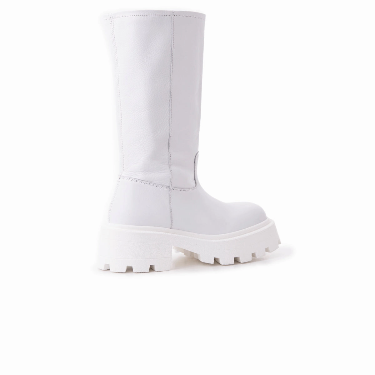 Lucius White Leather
