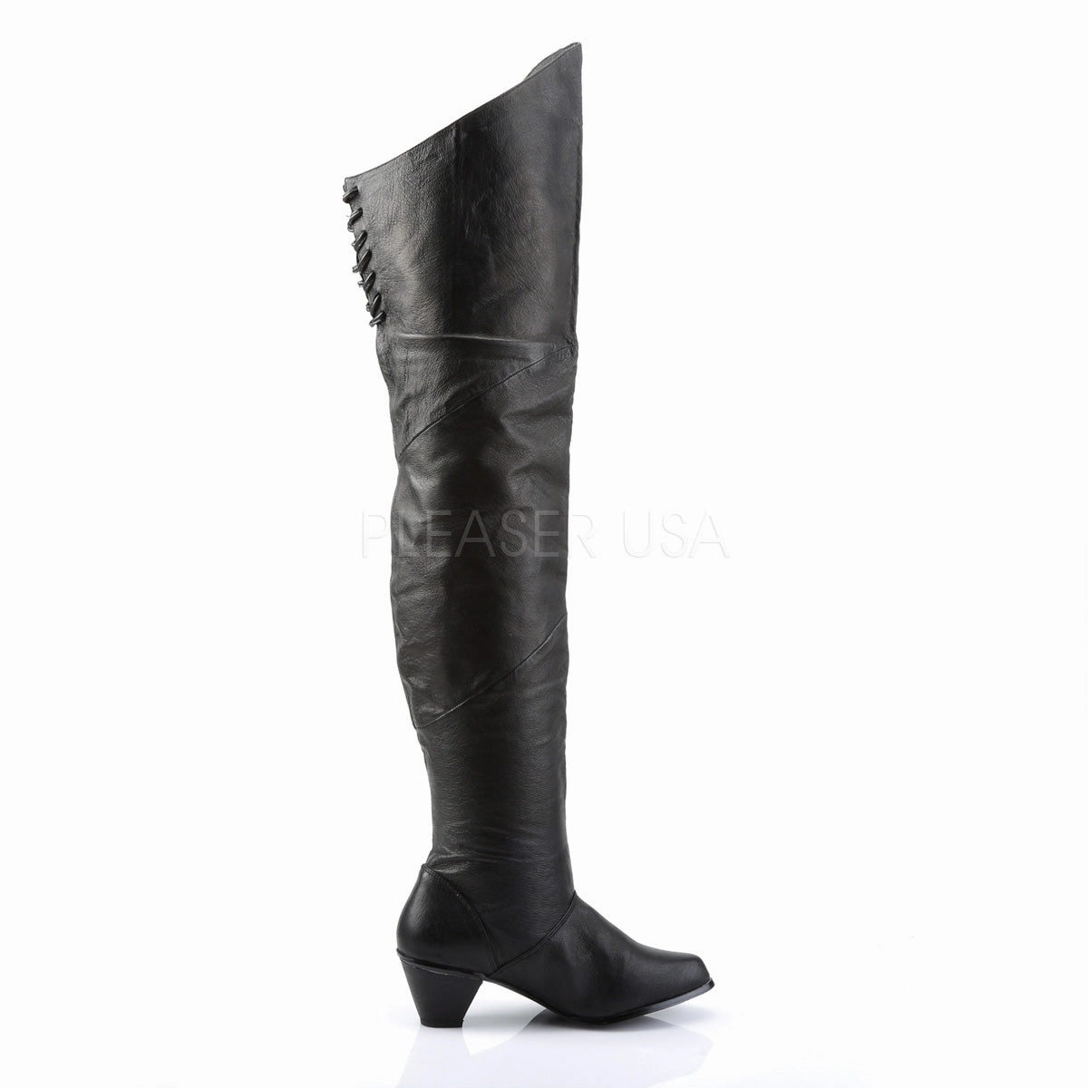 MAIDEN-8828  Black Leather (P)